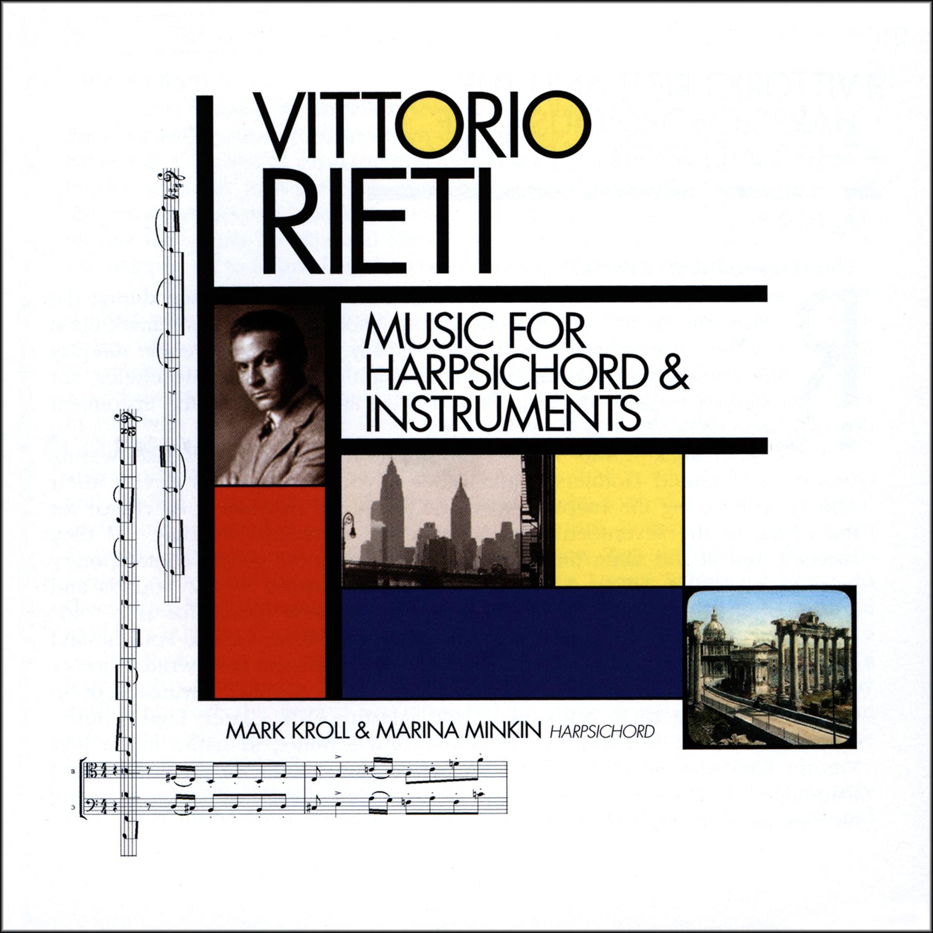 Постер альбома Vittorio Rieti: Music for Harpsichord & Instruments