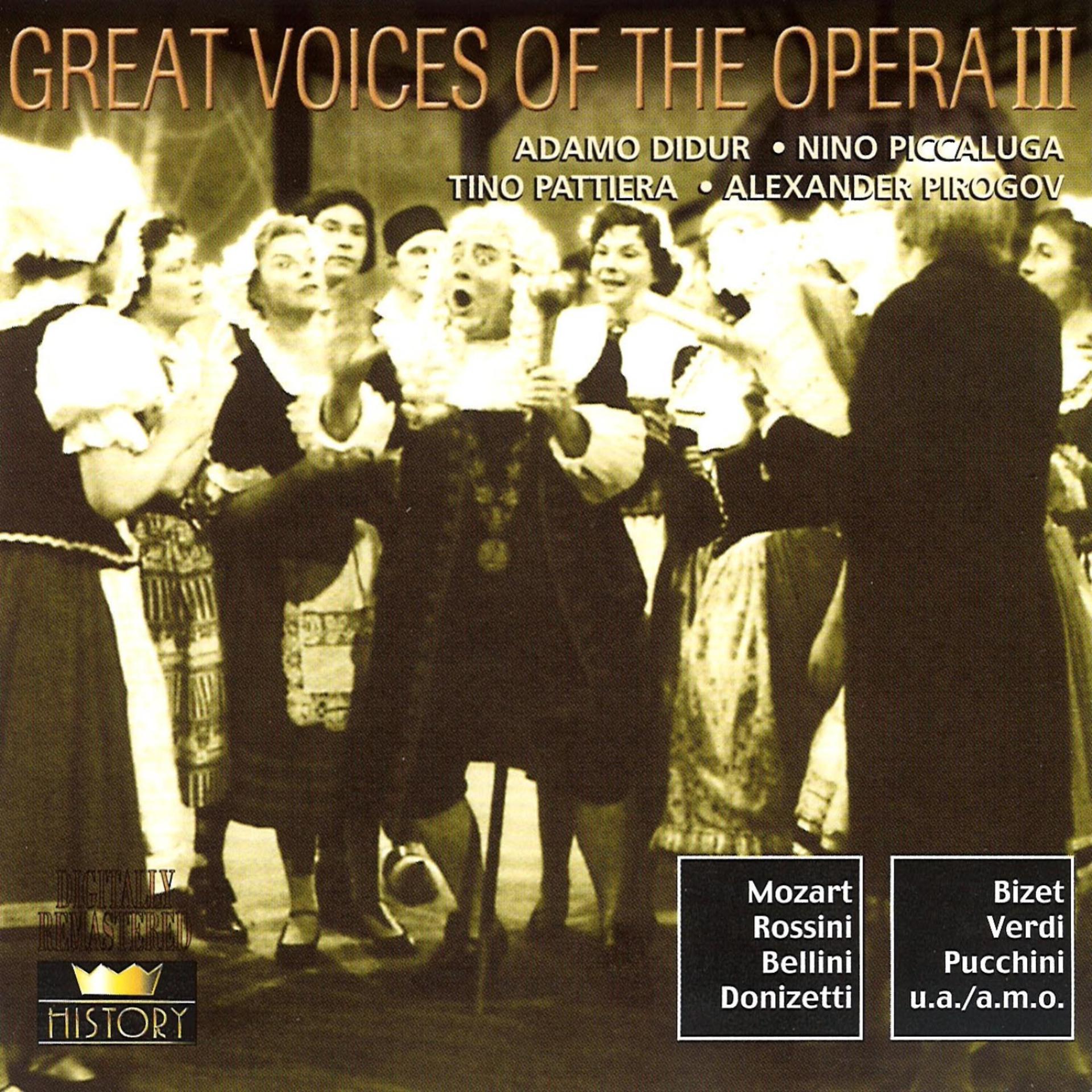 Постер альбома Great Voices Of The Opera Vol. 1