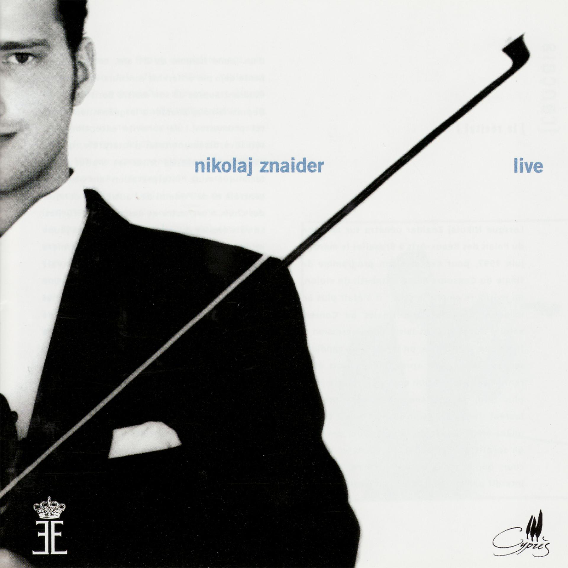 Постер альбома Nikolaj Znaider Live