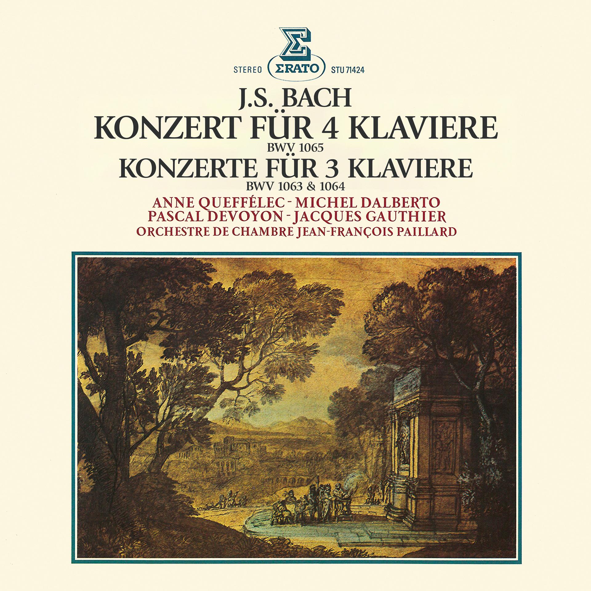 Постер альбома Bach: Konzerte für 3 und 4 Klaviere, BWV 1063, 1064 & 1065