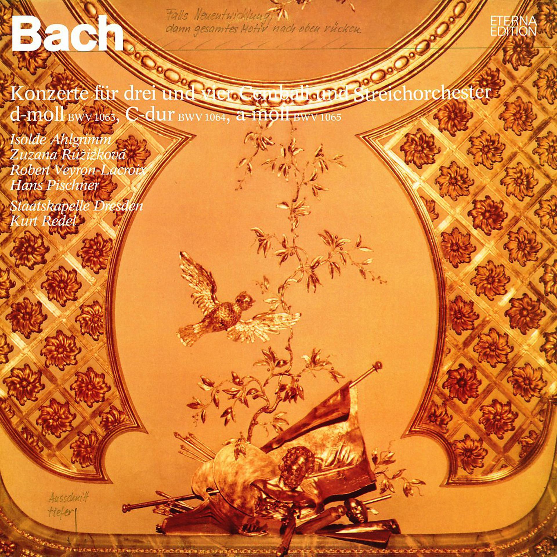Постер альбома Bach: Konzerte für drei und vier Cembali und Streichorchester