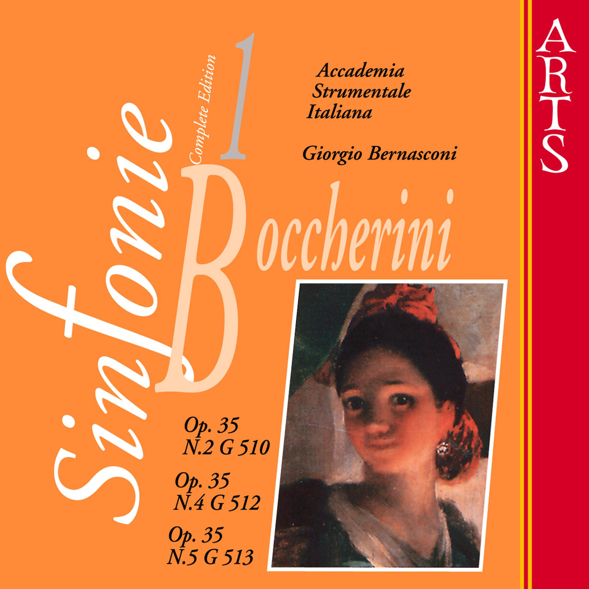 Постер альбома Boccherini: Sinfonie Op. 35, Nos. 2, 4 & 5 - Vol. 1