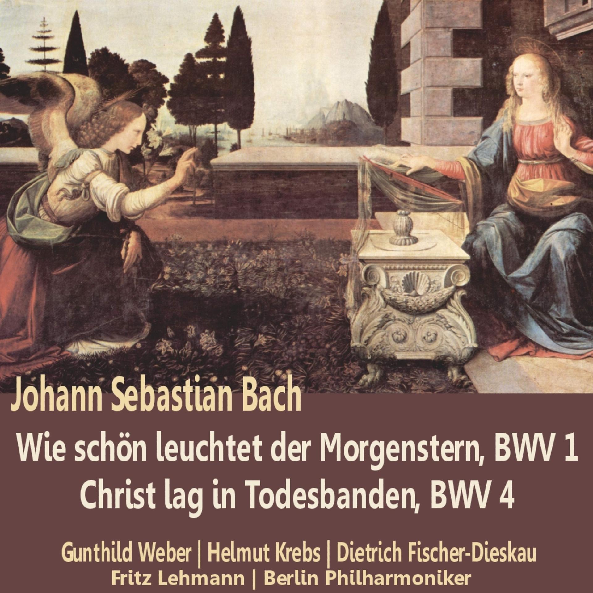 Постер альбома Bach: Wie schön leuchtet der Morgenstern, BWV 1 - Christ lag in Todesbanden, BWV 4