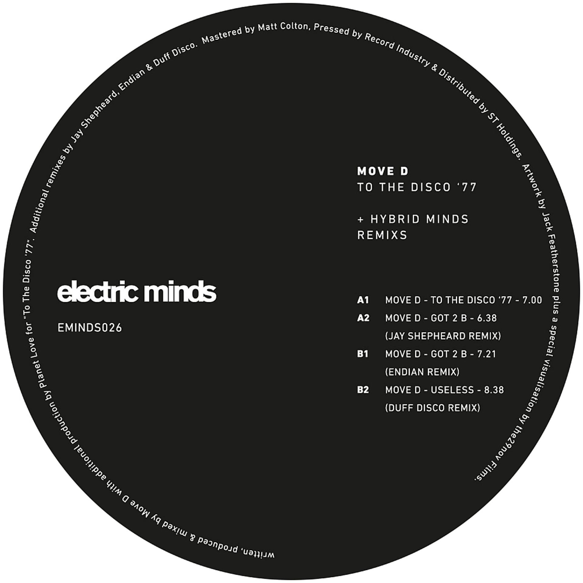 Постер альбома To the Disco ‘77 & Hybrid Minds Remixes