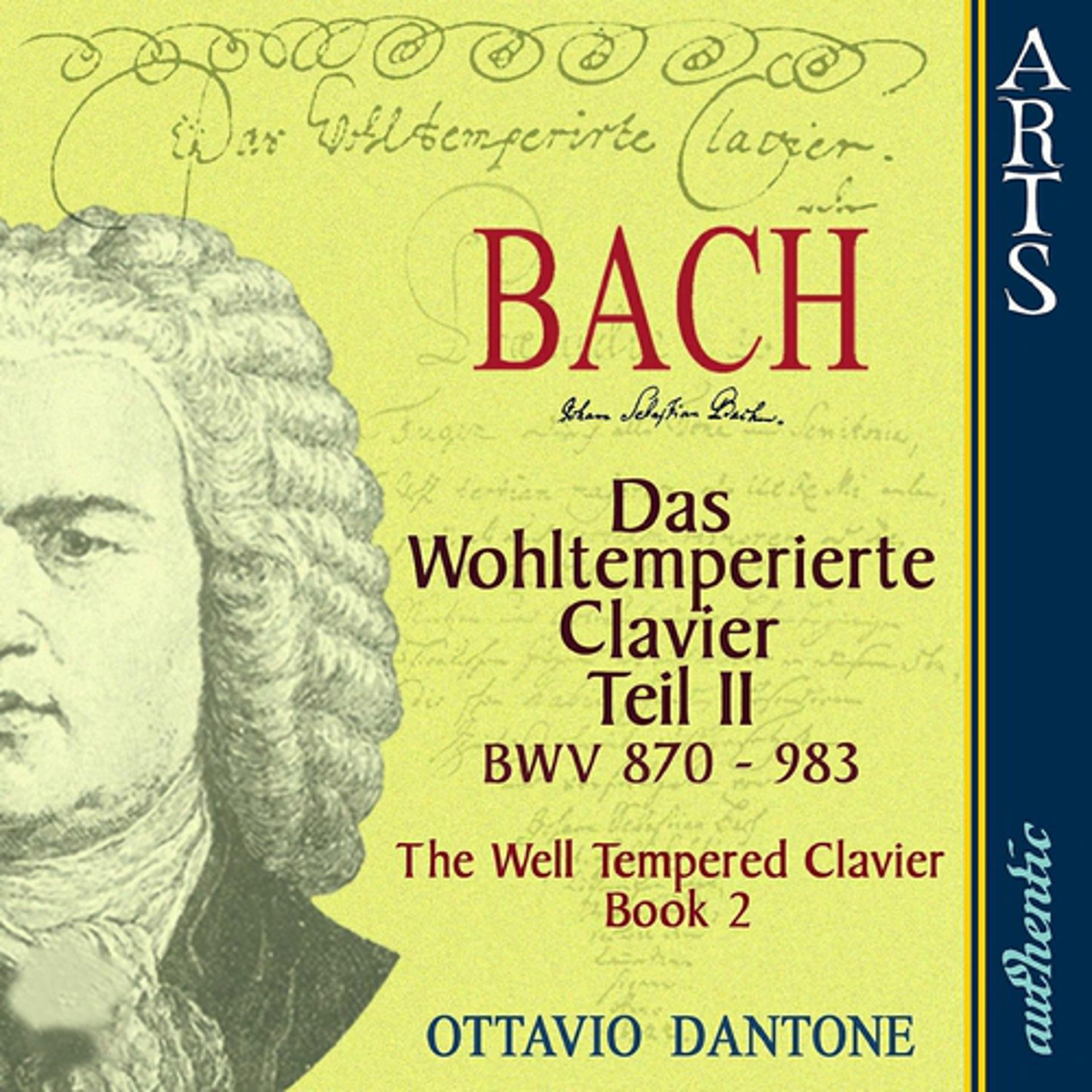 Постер альбома Bach: The Well-Tempered Clavier, BWV 870-893, Book 2