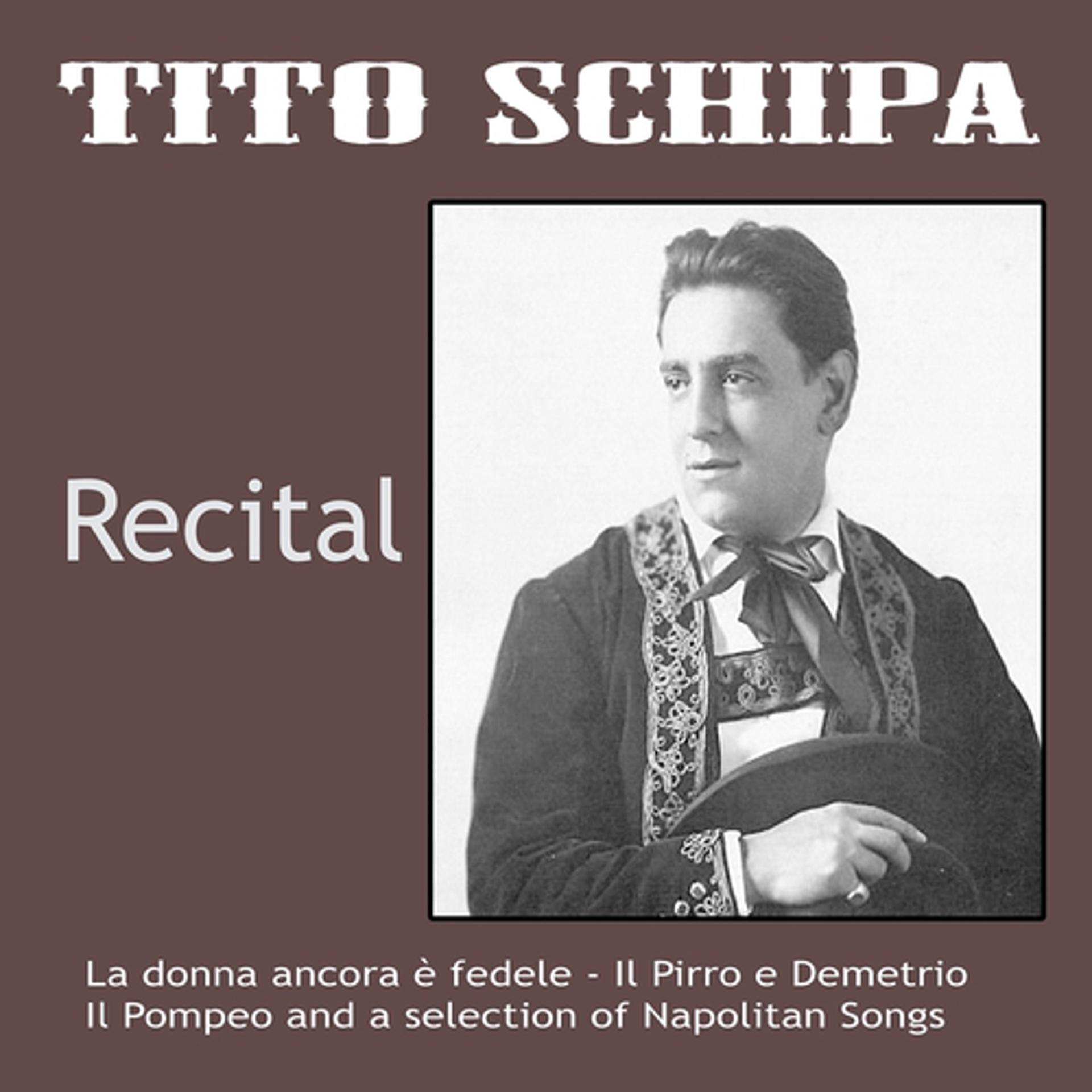Постер альбома Tito schipa - recital
