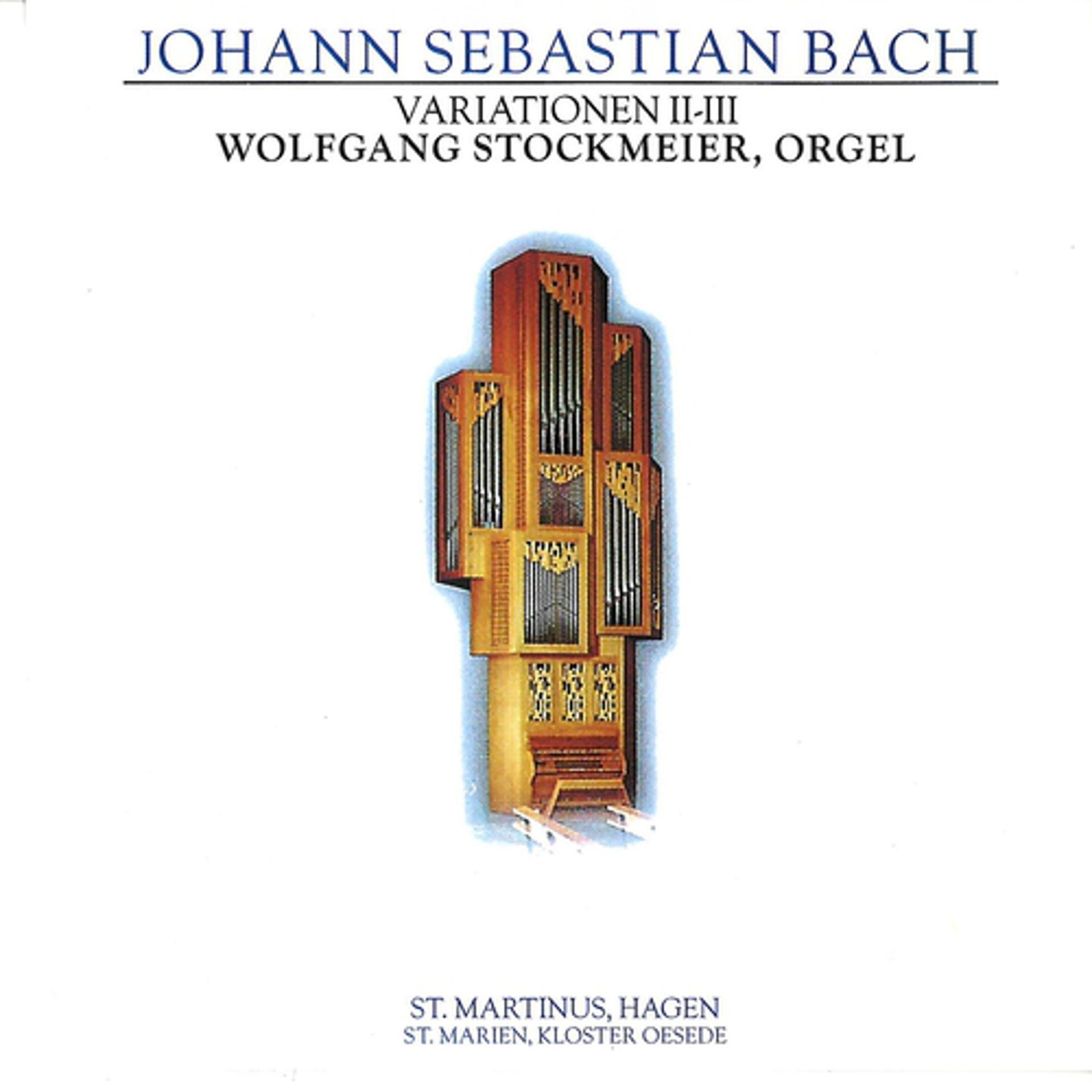Постер альбома J.S. Bach: Variationen II-III
