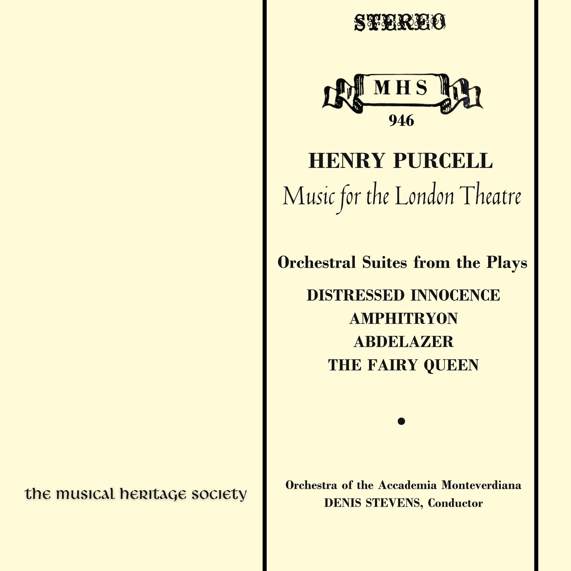 Постер альбома Purcell: Music for the London Theater