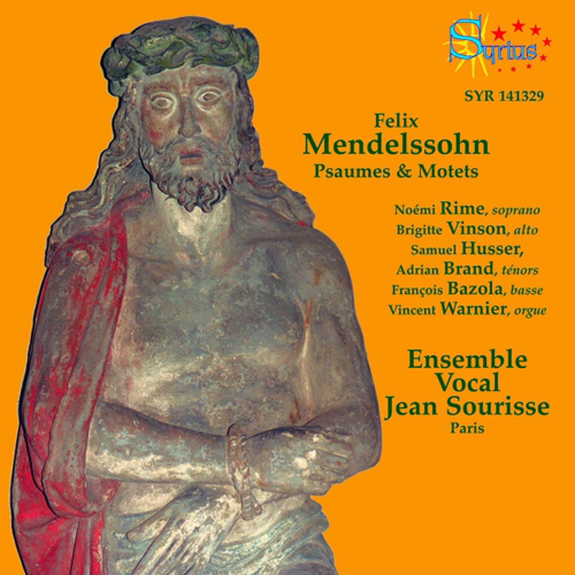 Постер альбома Mendelssohn: Psaumes et Motets