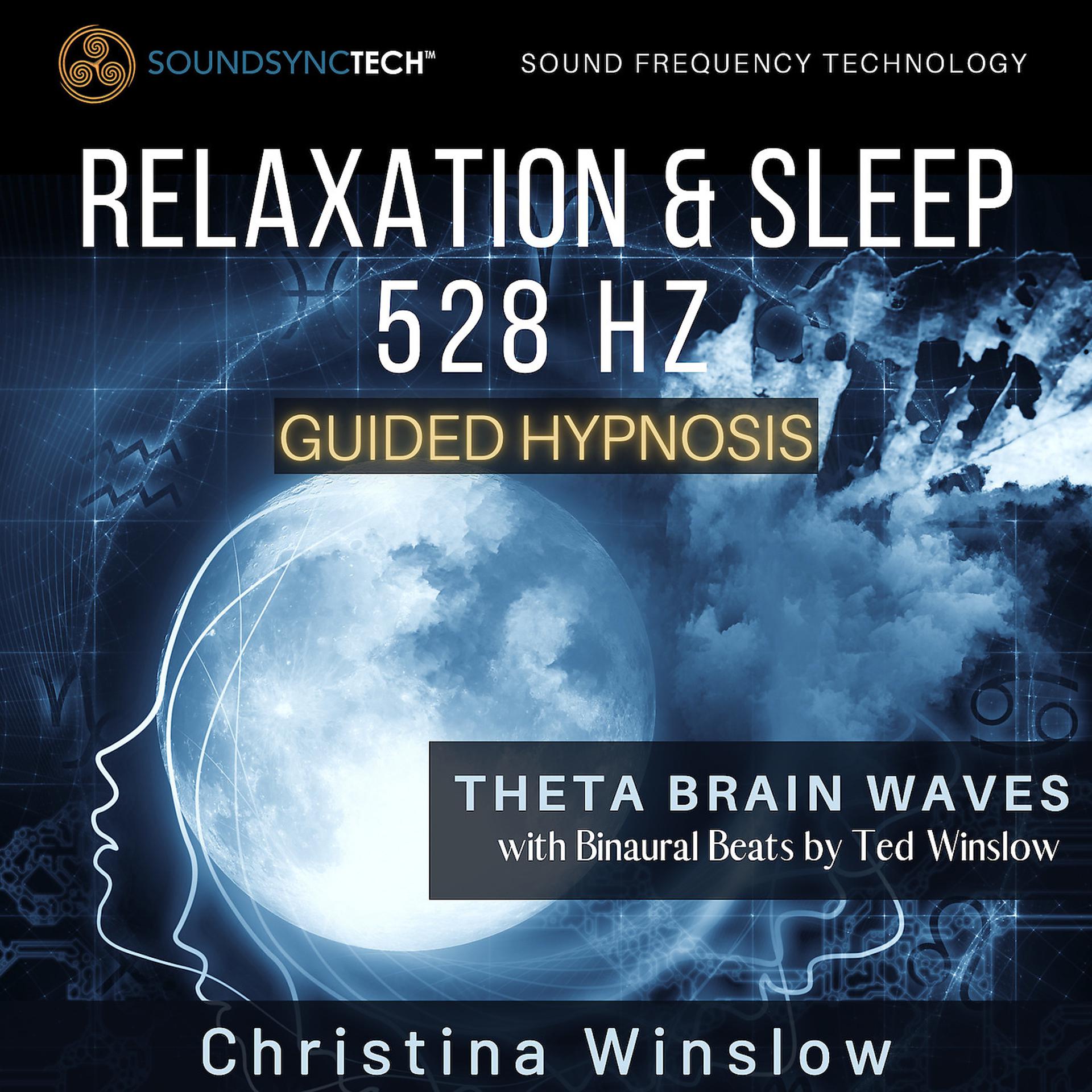 Постер альбома Relaxation & Sleep 528hz Guided Hypnosis - Theta Brain Waves with Binaural Beats