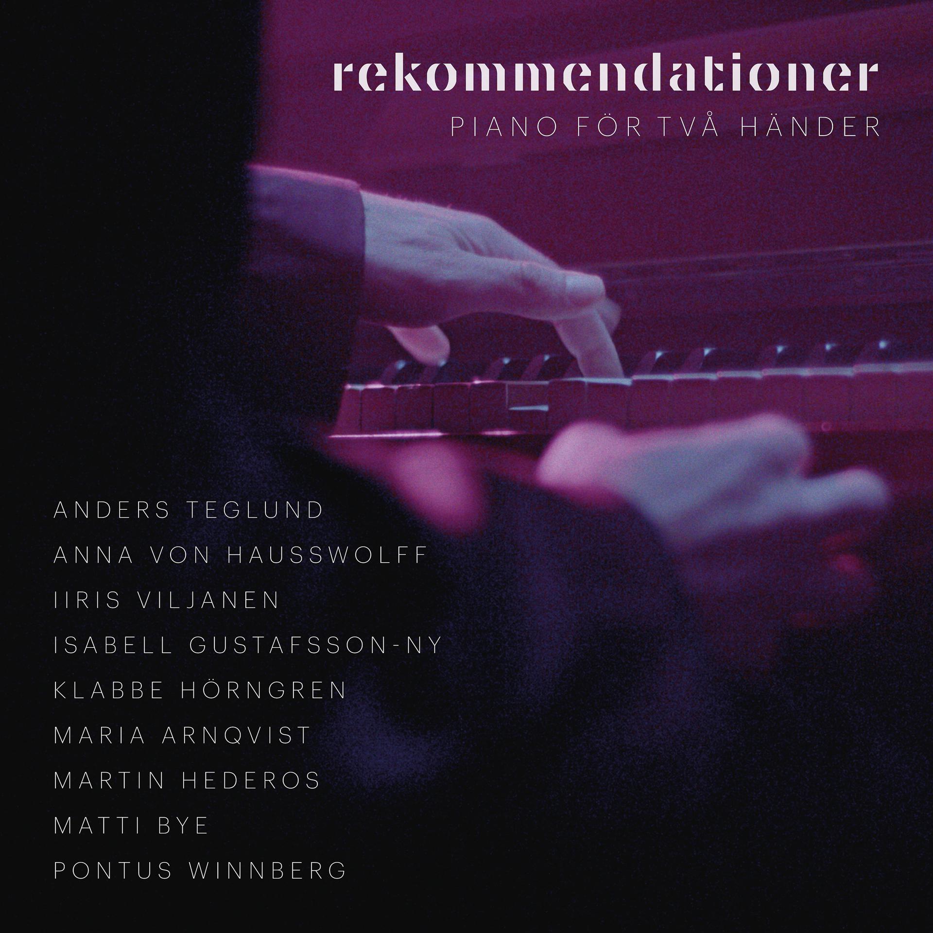 Постер альбома Rekommendationer - piano för två händer