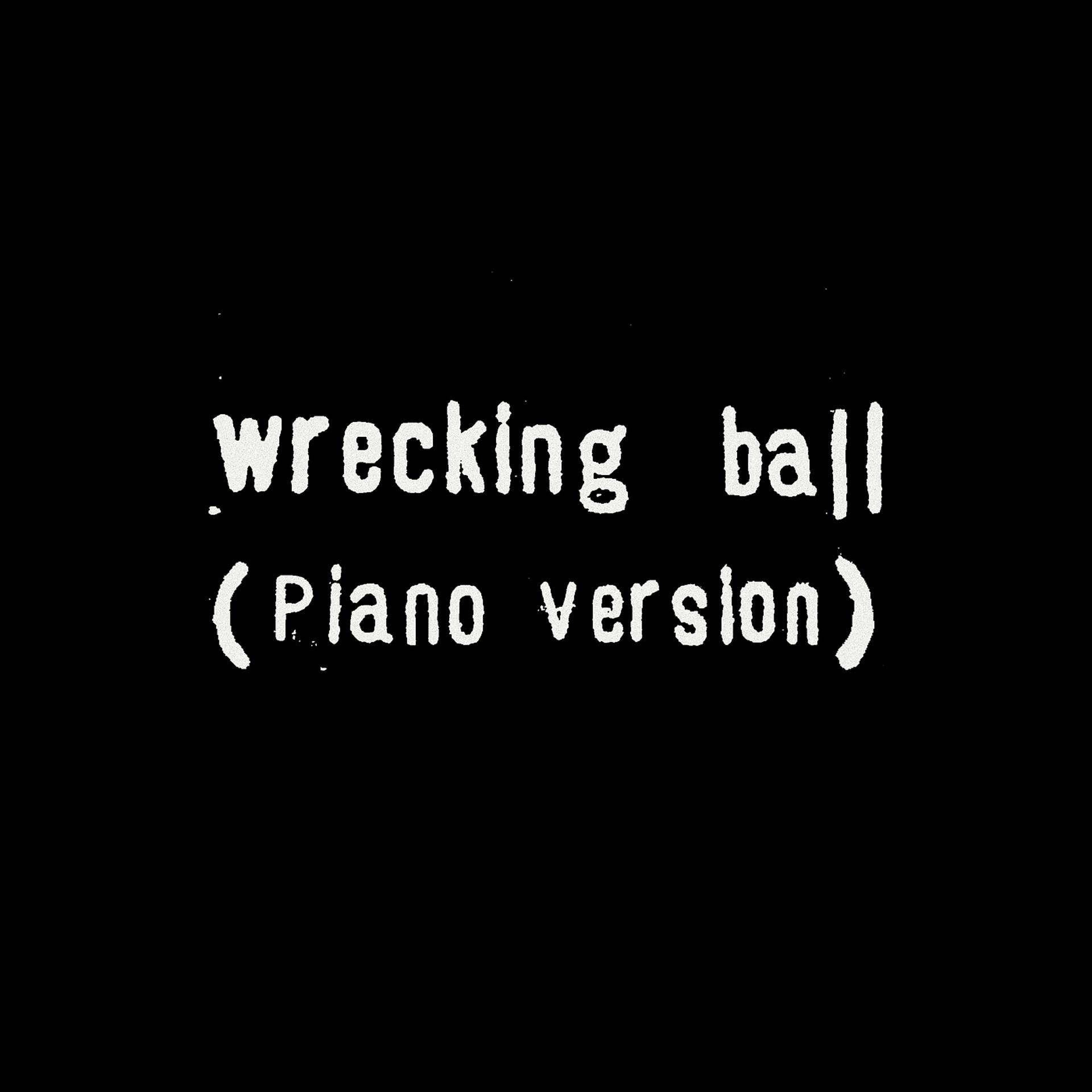 Постер альбома Wrecking ball