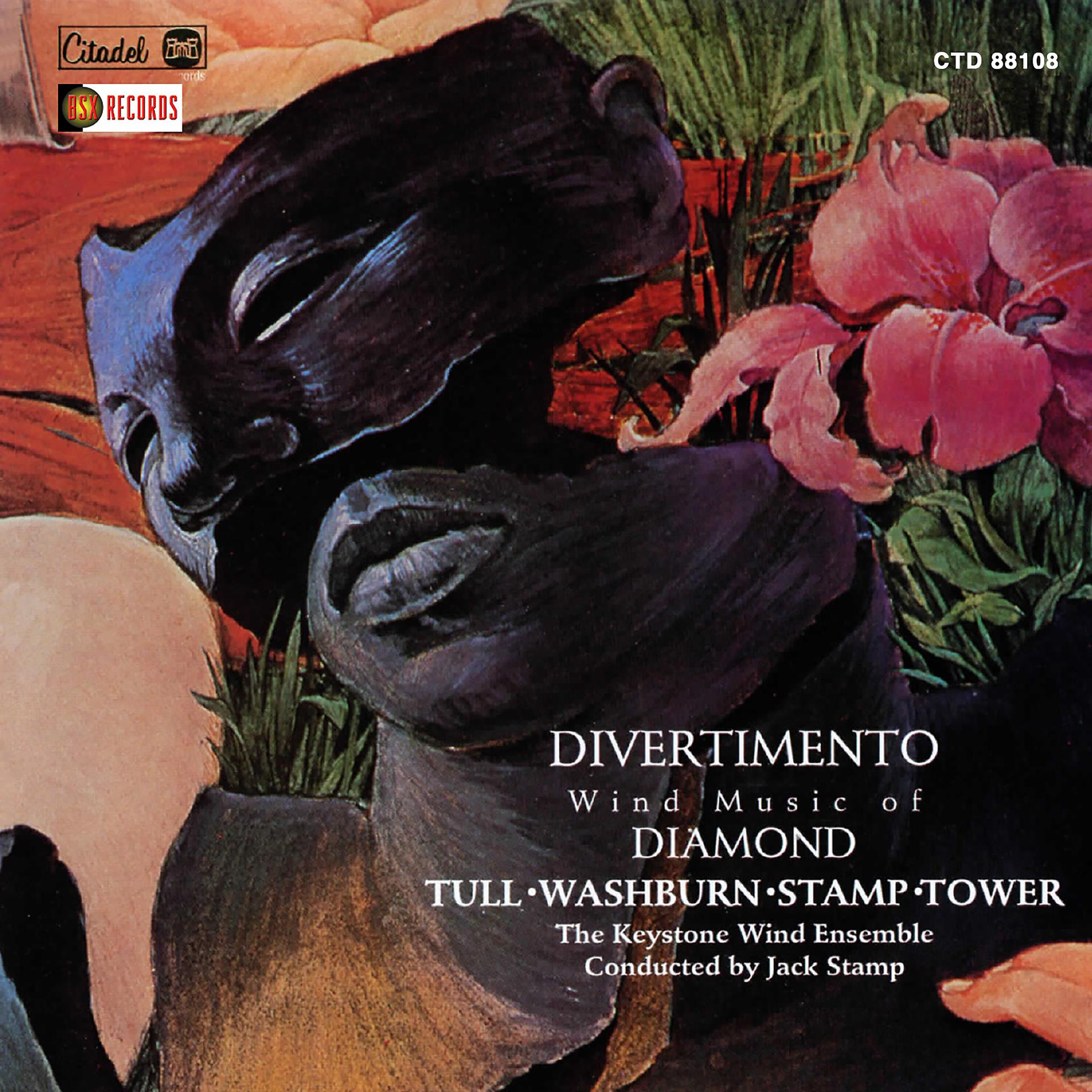 Постер альбома Divertimento (Wind Music Of Diamond, Tull Washburn, Stamp, Tower)