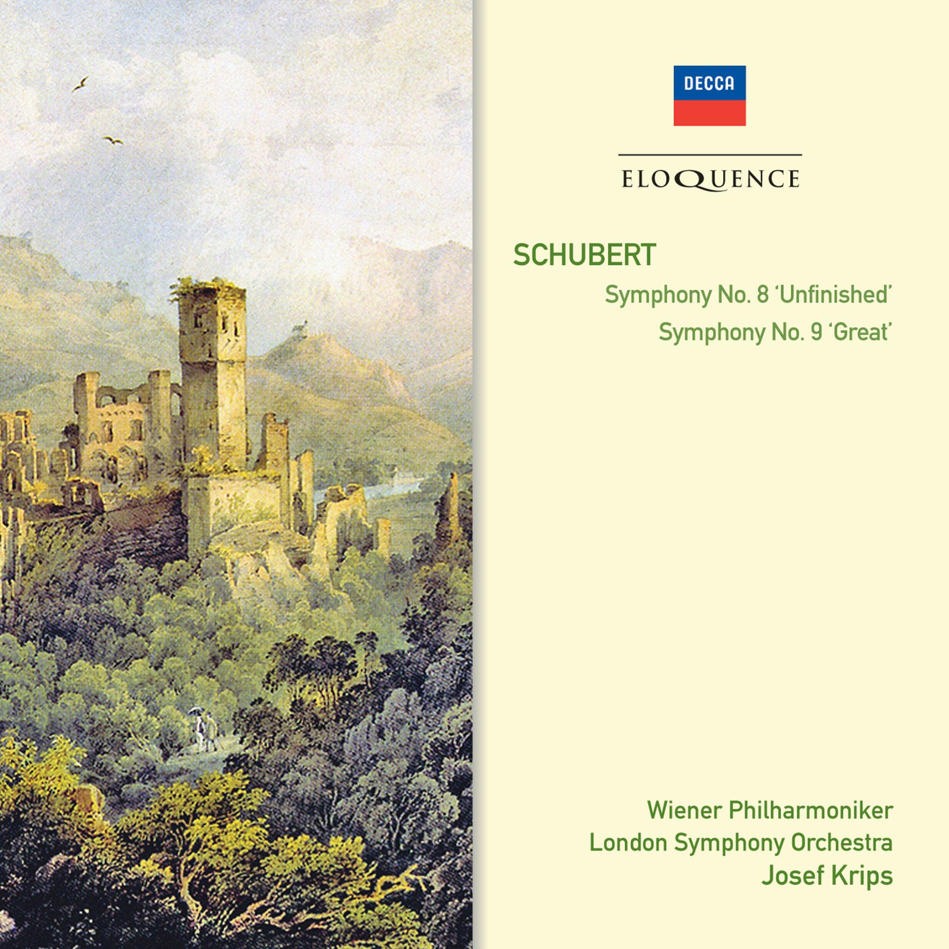 Постер альбома Schubert: Symphony No.8 "Unfinished"; Symphony No.9 "Great"