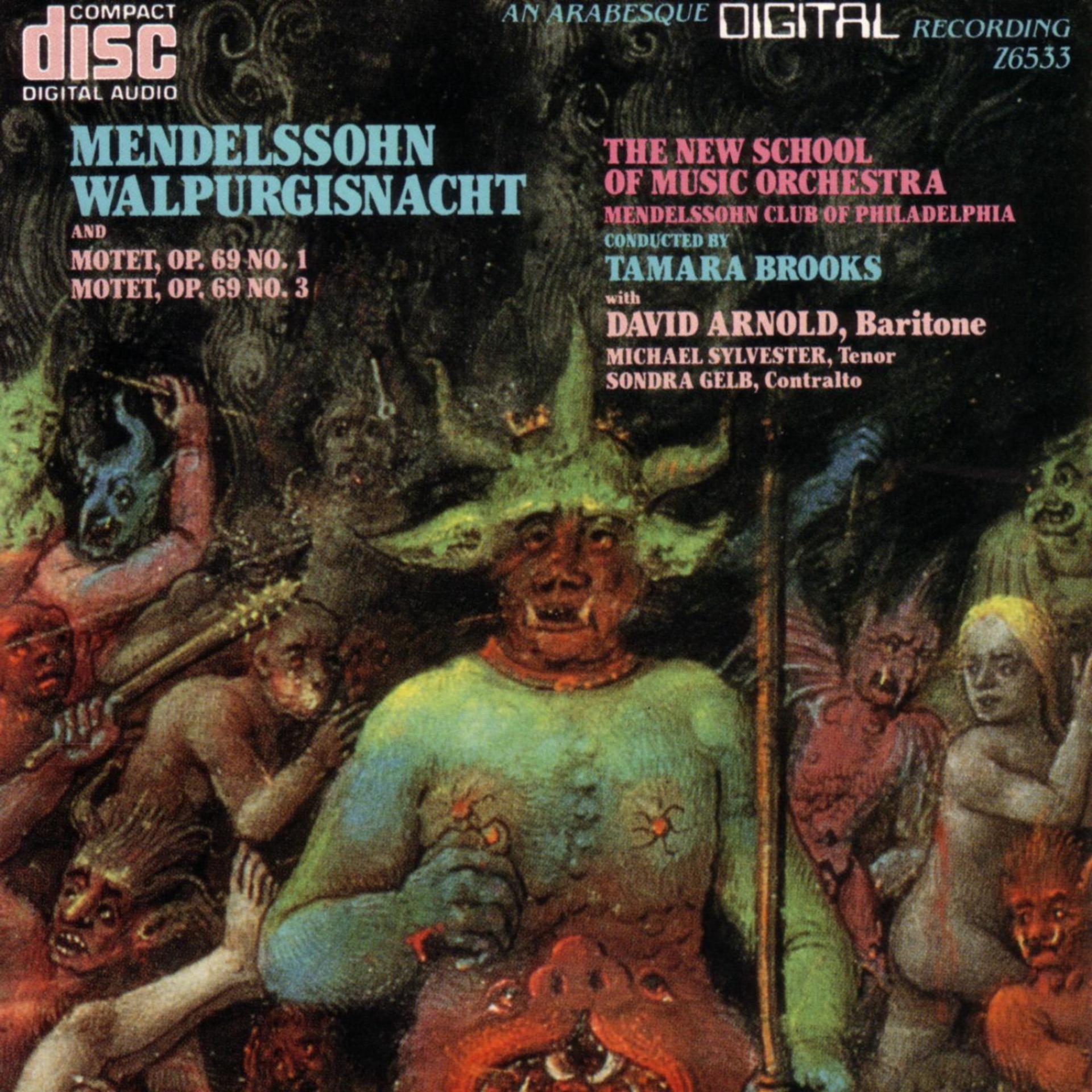 Постер альбома Mendelssohn: Walpurgisnacht and Two Motets