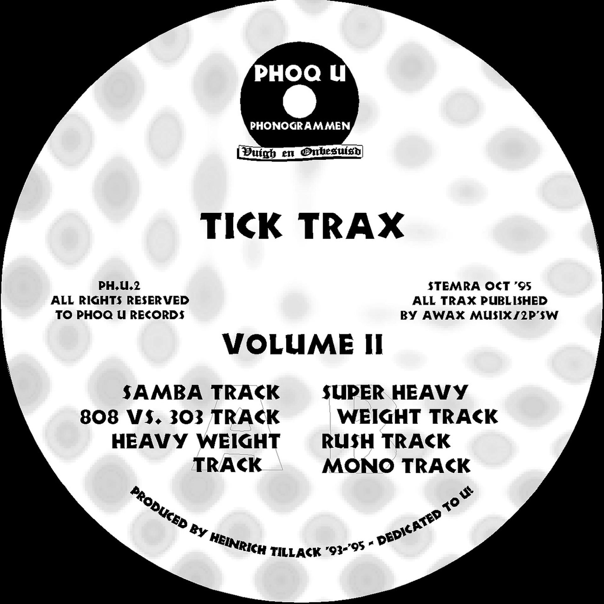 Постер альбома Tick Trax Volume II EP