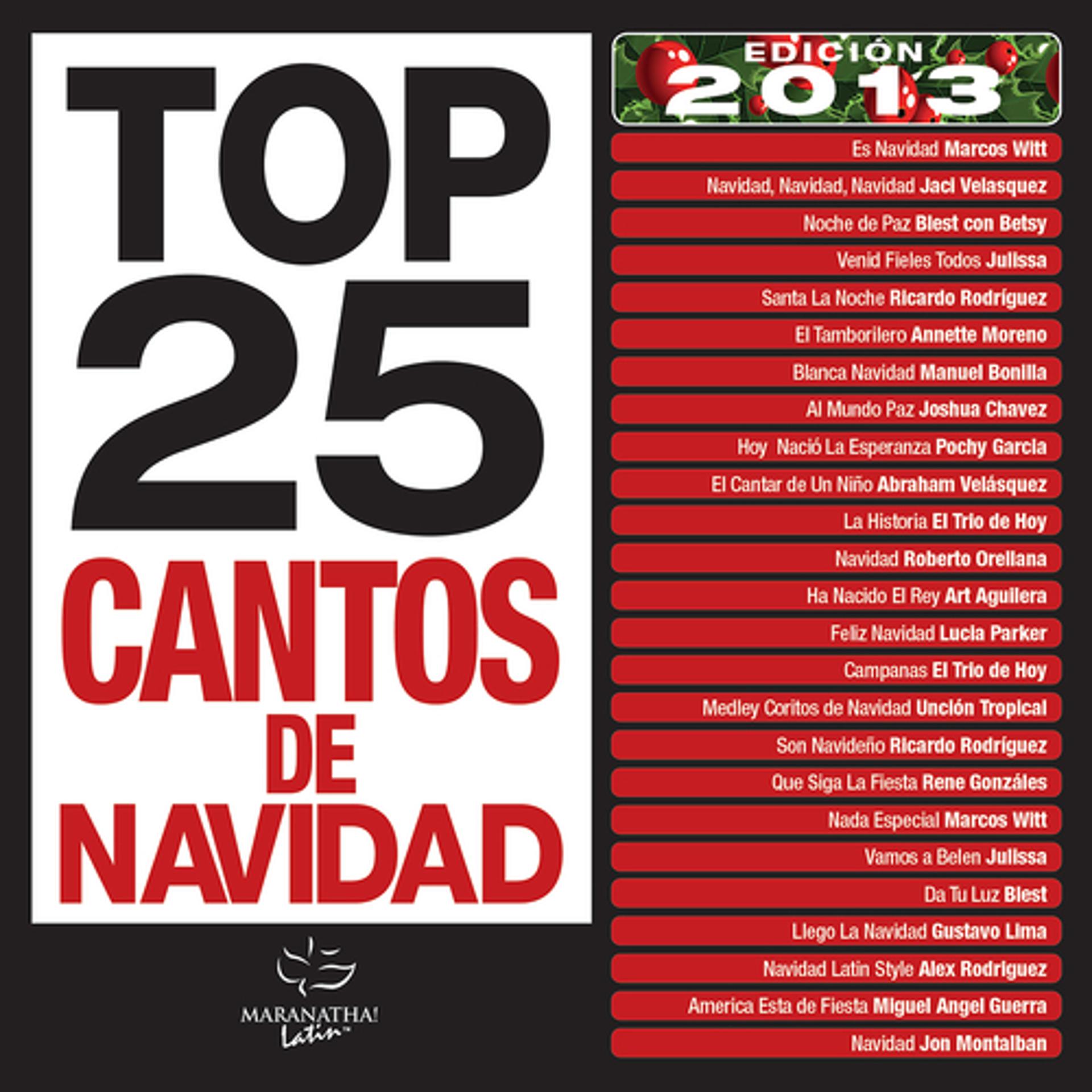 Постер альбома Top 25 Cantos De Navidad
