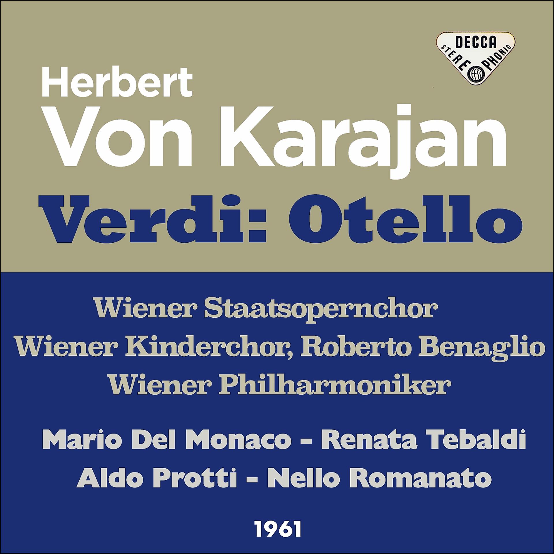 Постер альбома Giuseppe Verdi: Otello