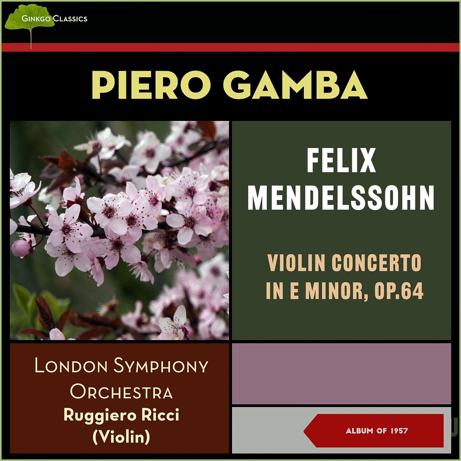 Постер альбома Felix Mendelssohn: Violin Concerto in E Minor, Op.64