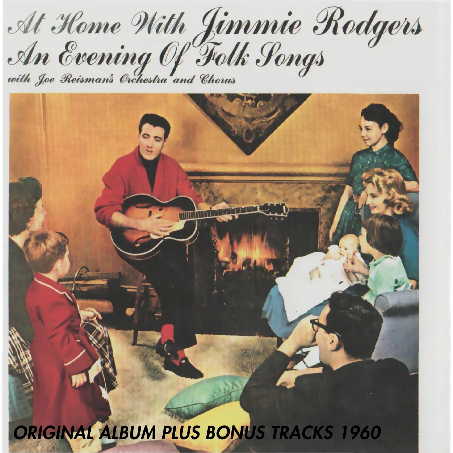 Постер альбома At Home With Jimmie Rodgers an Evening of Folk Songs
