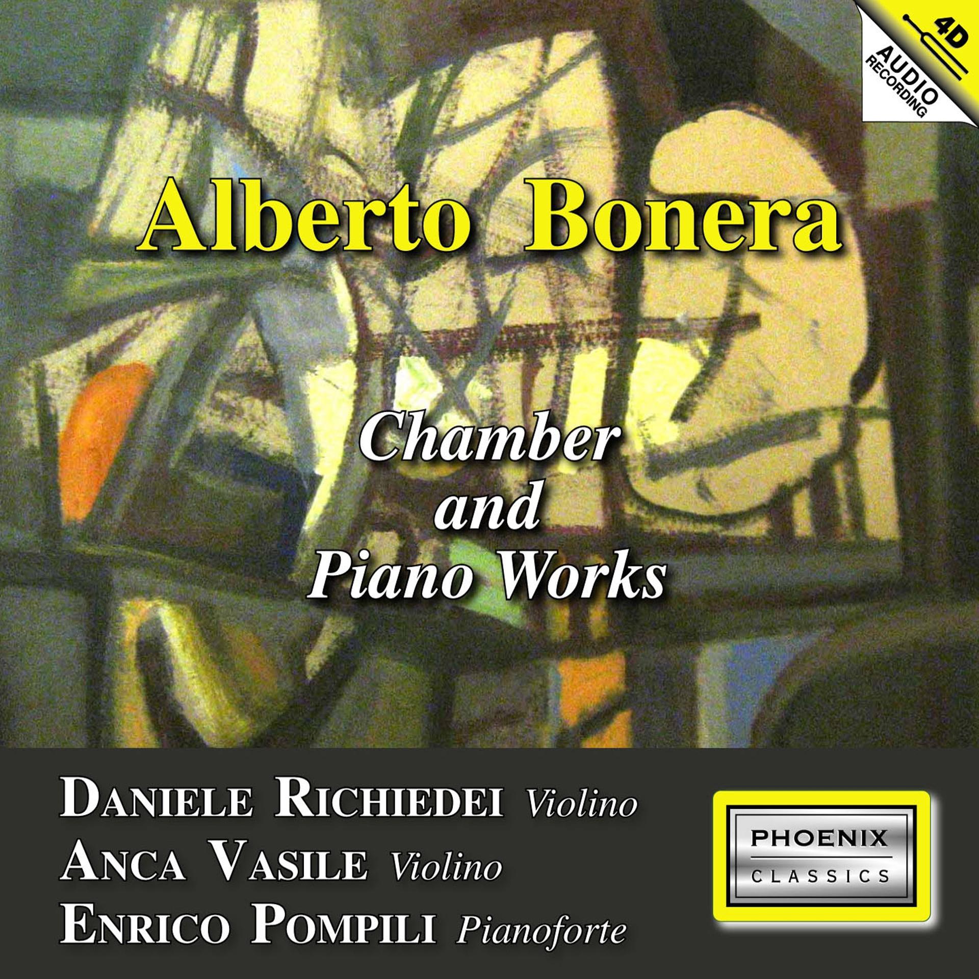 Постер альбома Alberto Bonera: Chamber and Piano Works