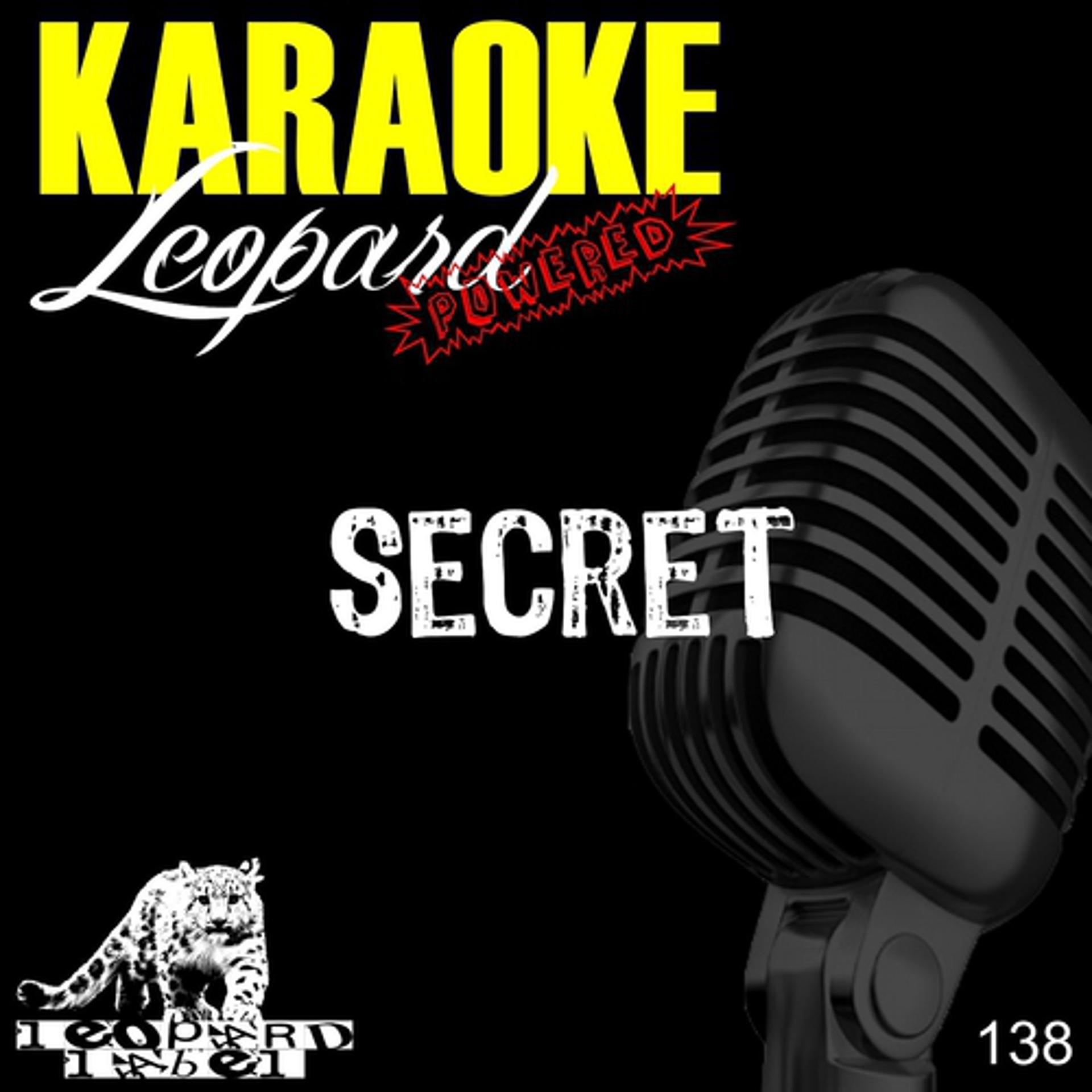 Постер альбома Secret (Karaoke Version)
