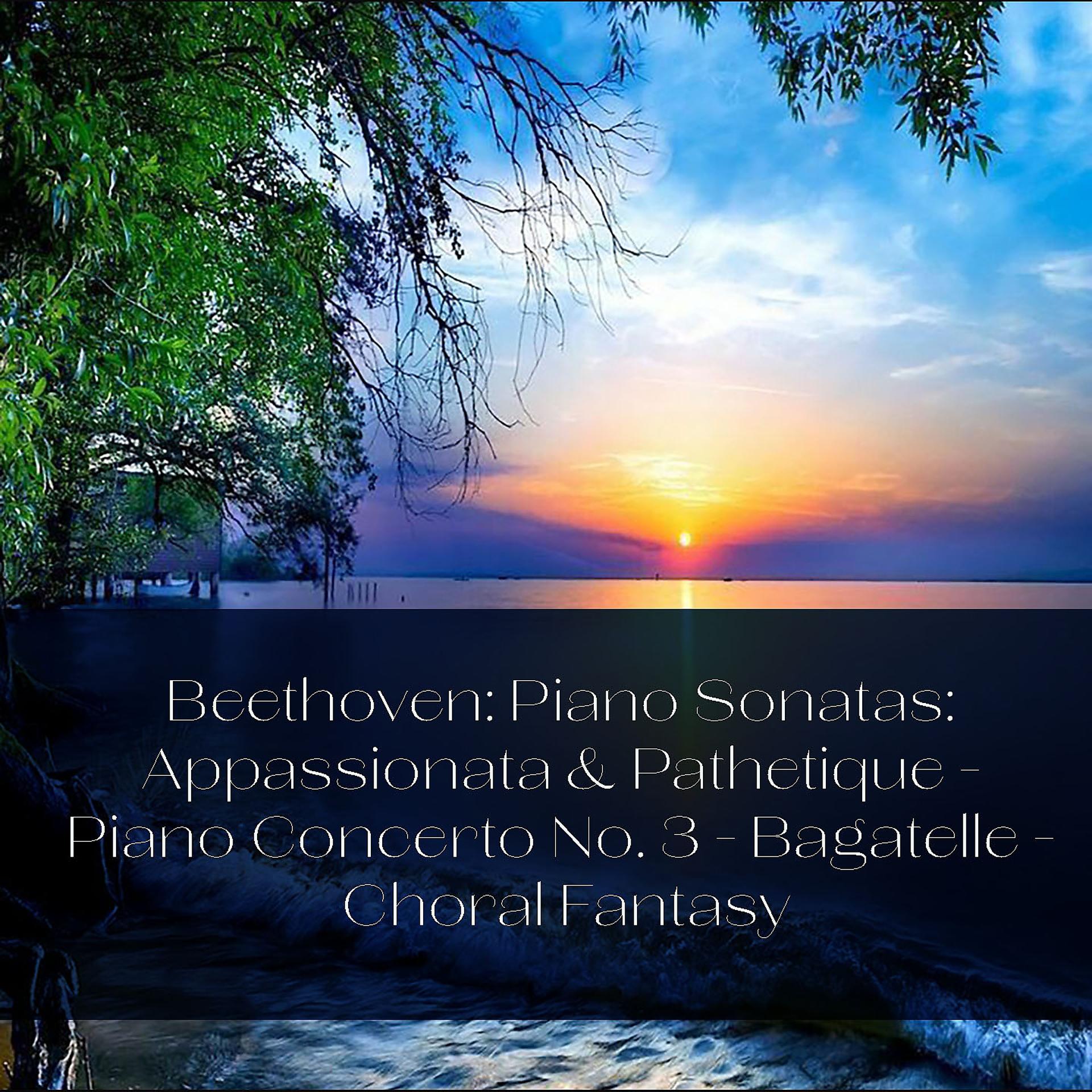 Постер альбома Beethoven: Piano Sonatas: Appassionata & Pathetique - Piano Concerto No. 3 - Bagatelle - Choral Fantasy