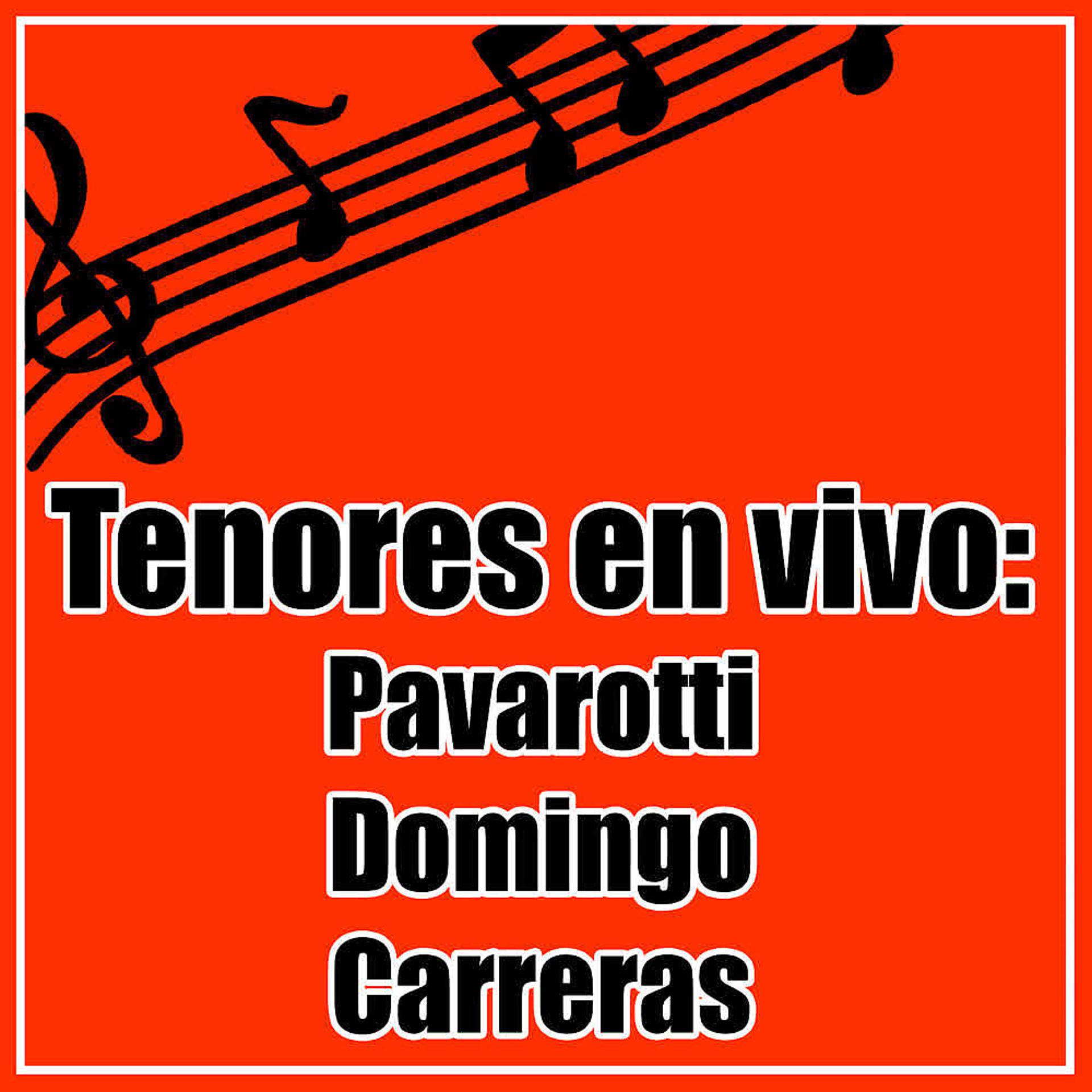 Постер альбома Tenores en Vivo. Pavarotti. Doming. Carreras.