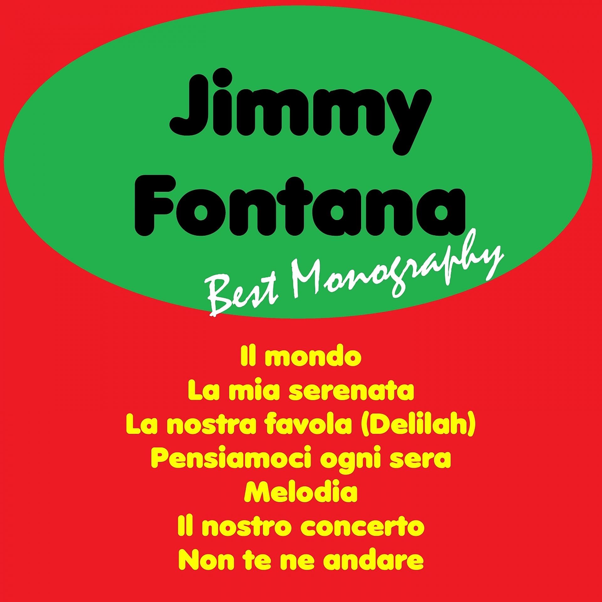 Постер альбома Best monographs: jimmy fontana