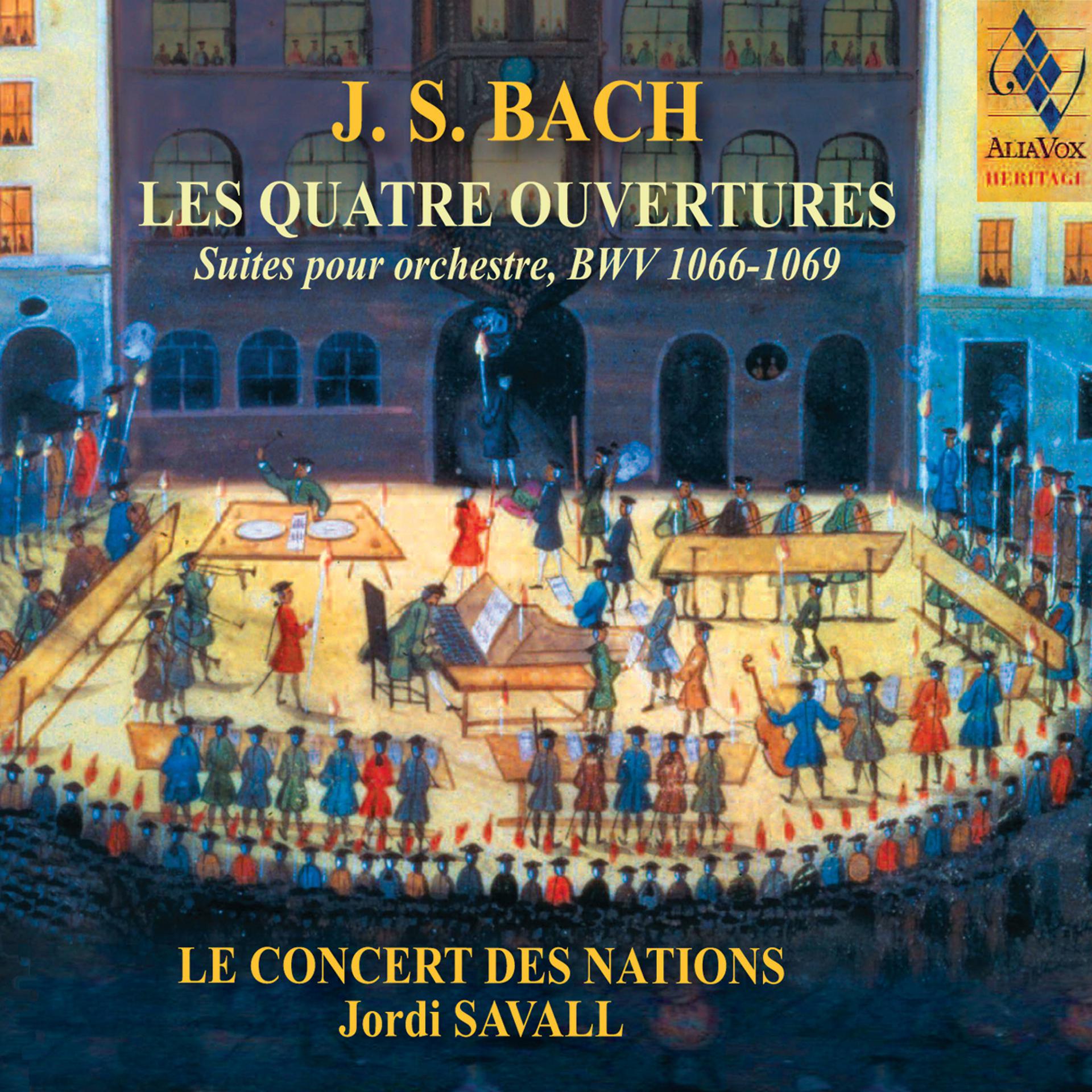 Постер альбома J. S. Bach: Les 4 ouvertures