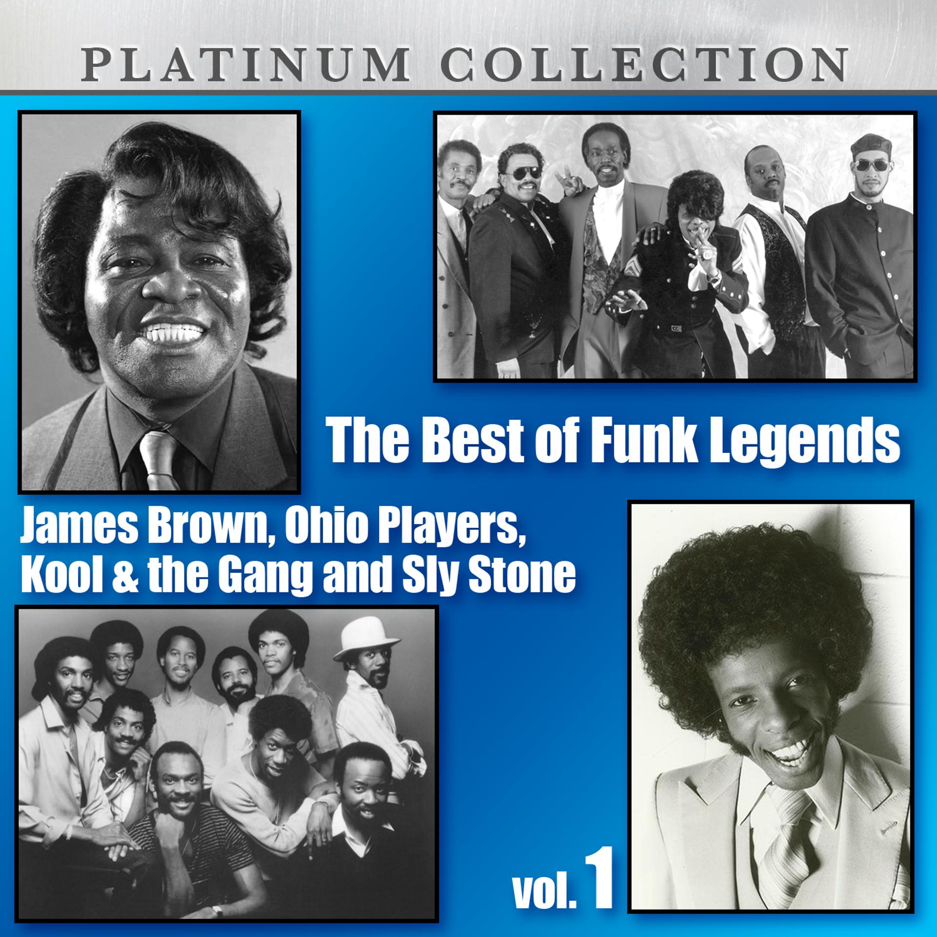 Постер альбома The Best of Funk Legends: James Brown, Ohio Players, Kool & the Gang and Sly Stone, Vol. 1