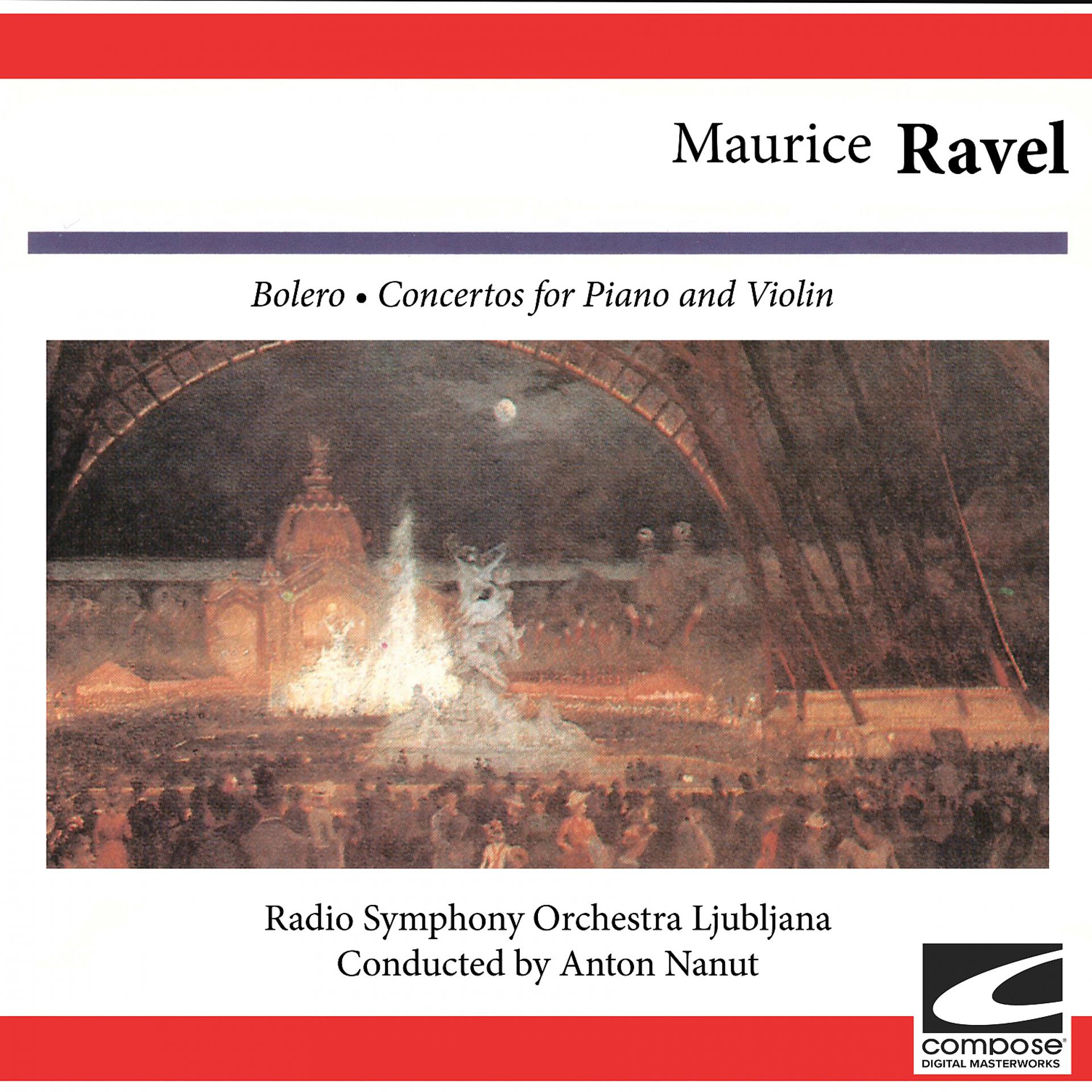 Постер альбома Maurice Ravel: Bolero-Concertos for Piano and Violin