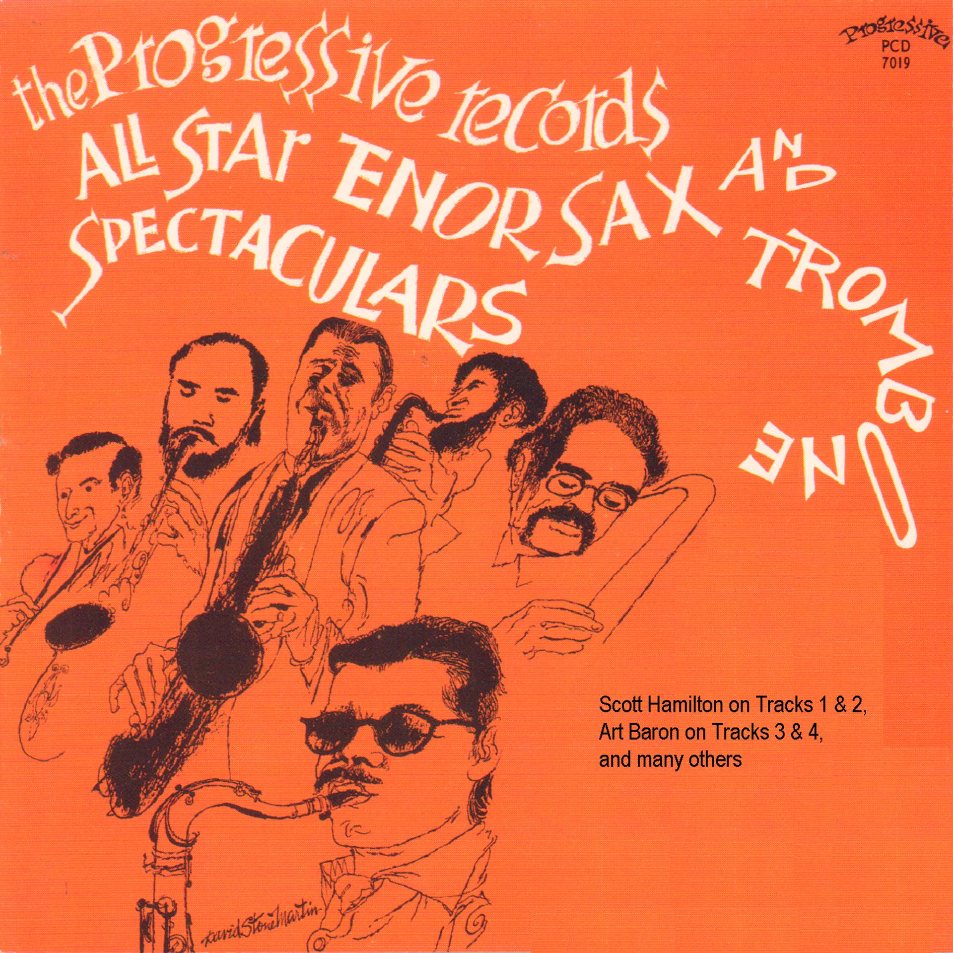 Постер альбома The Progressive Records All Star Tenor Sax and Trombone Spectaculars