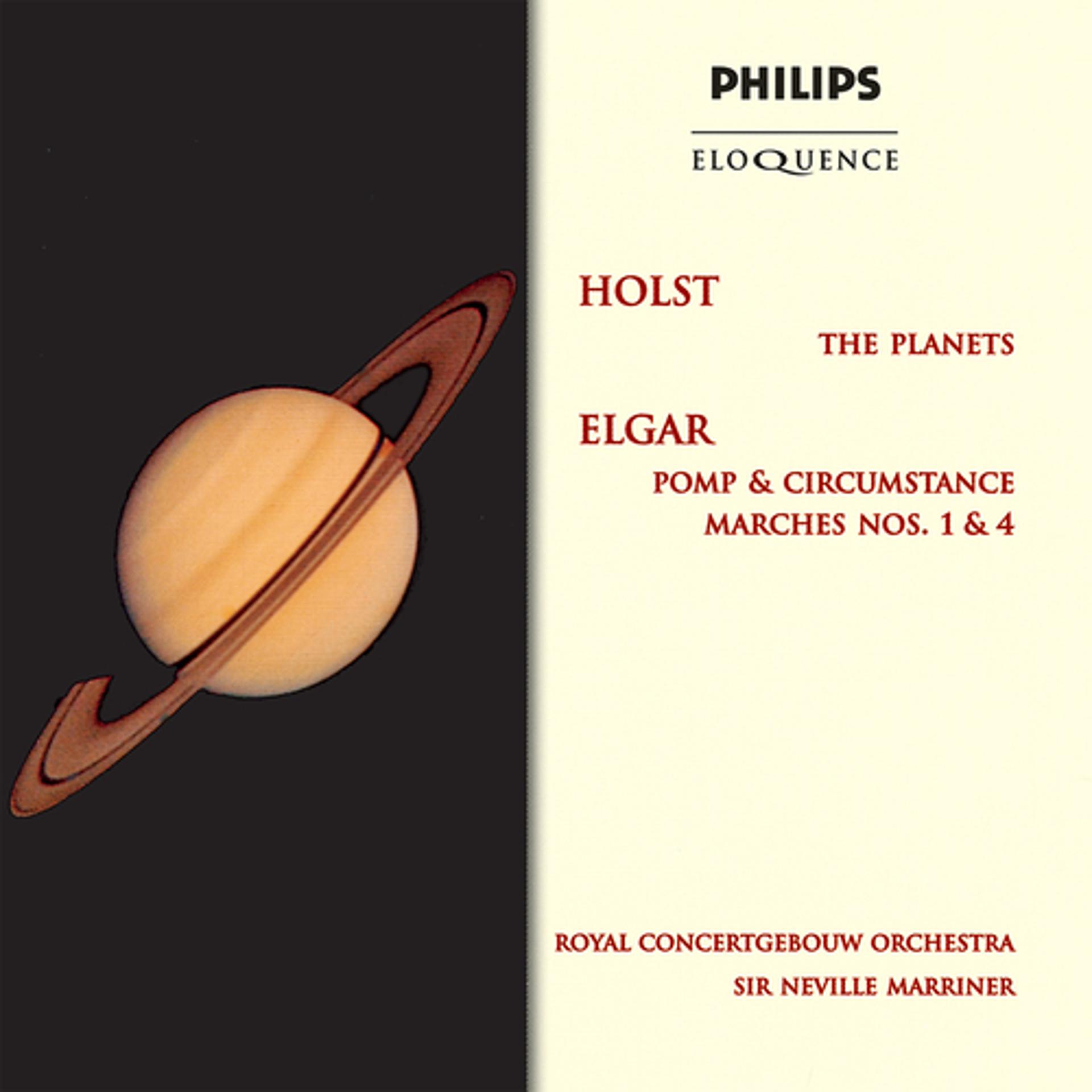 Постер альбома Holst: The Planets; Elgar: Pomp & Circumstance Marches Nos.1 & 4