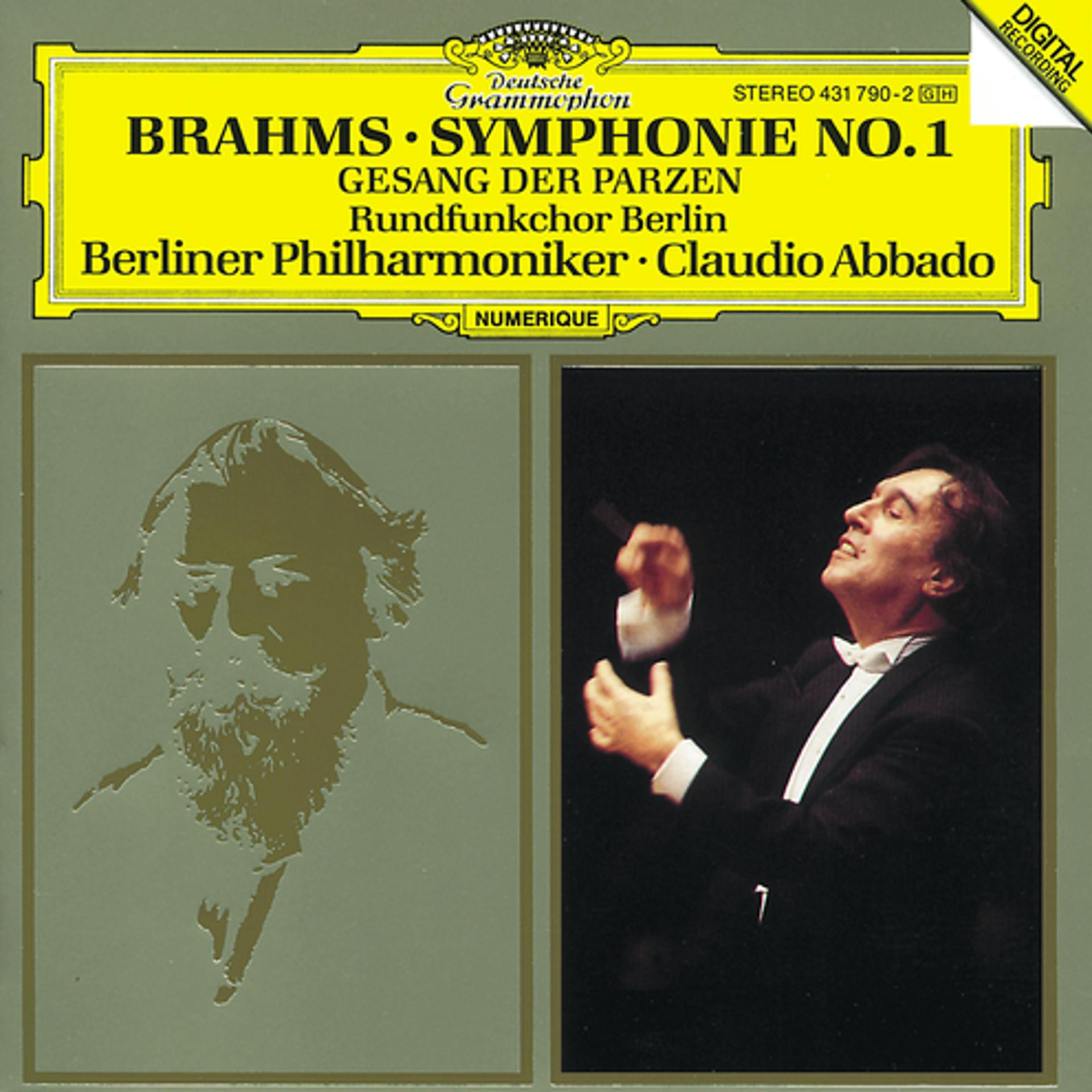 Постер альбома Brahms: Symphony No.1; Gesang der Parzen