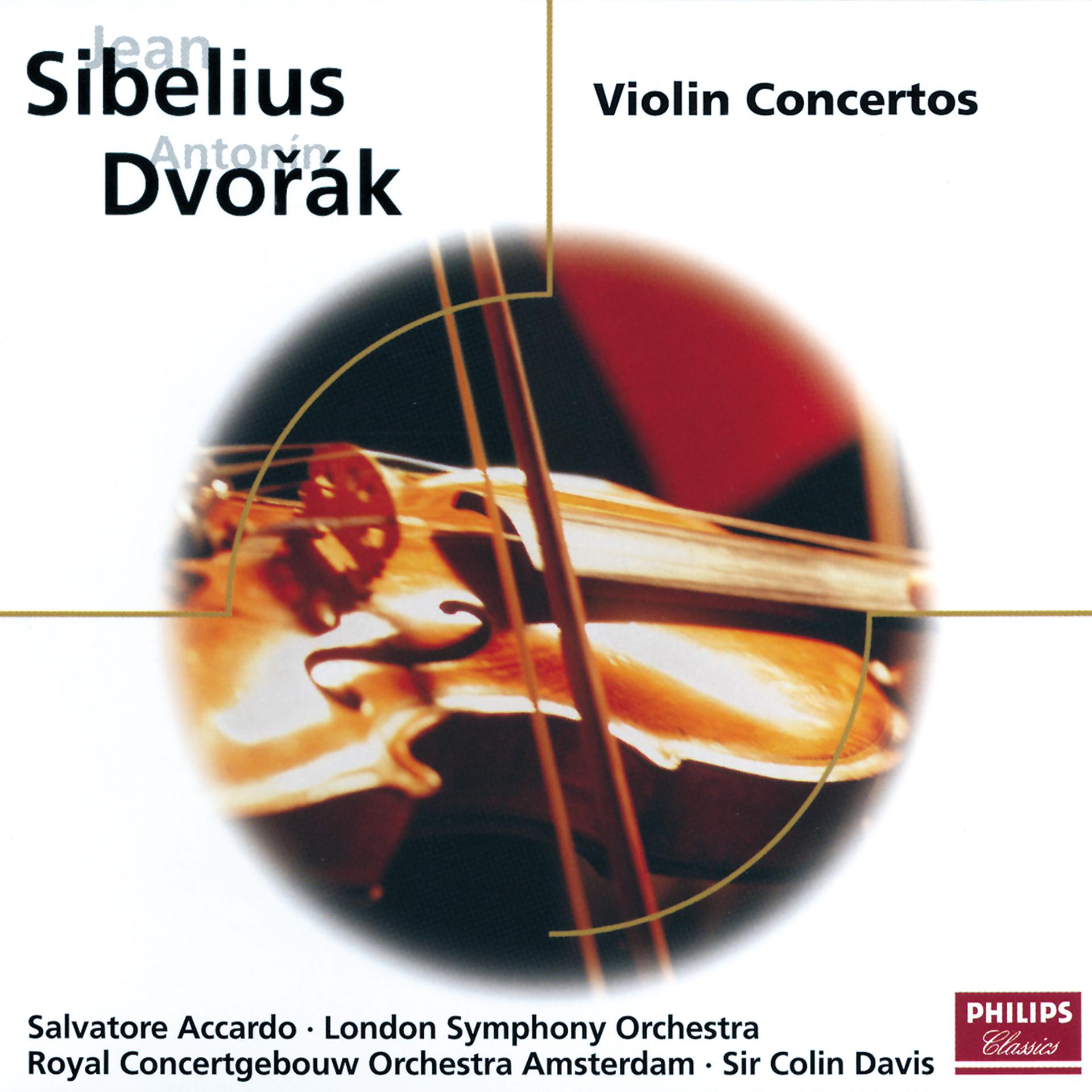 Постер альбома Dvorak/Sibelius: Violin Concertos