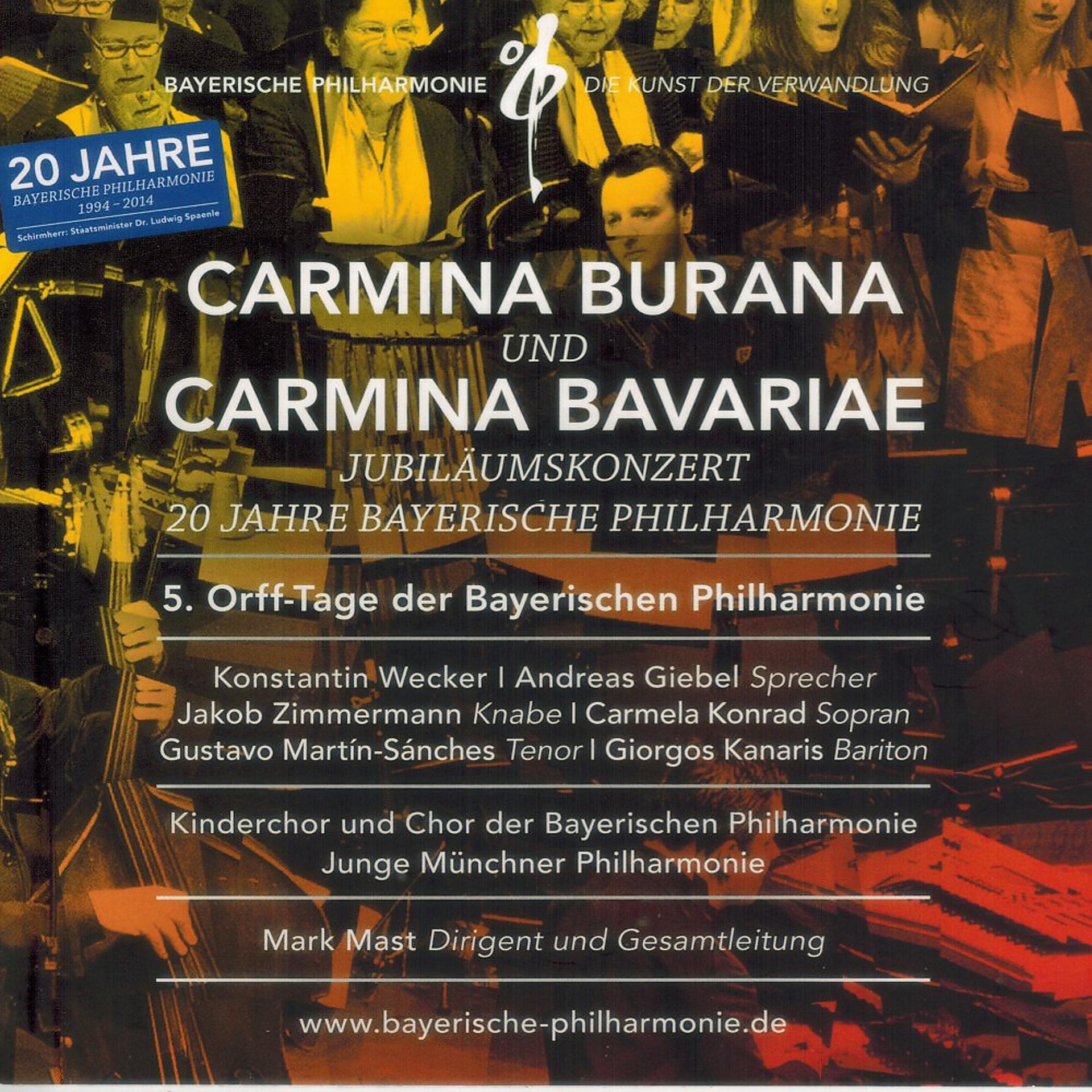 Постер альбома Carmina Burana und Carmina Bavariae (Live)