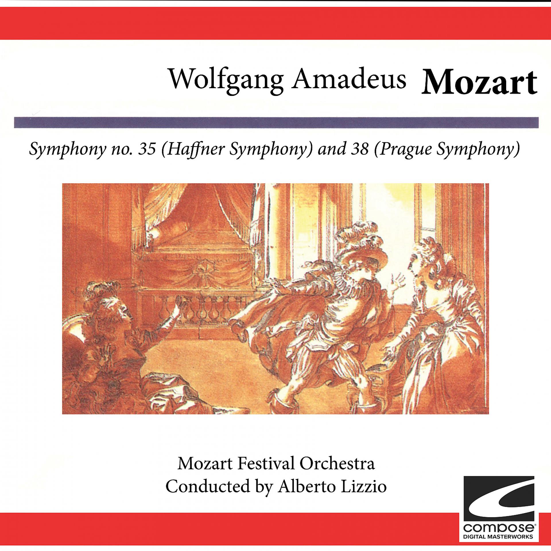 Постер альбома Wolfgang Amadeus Mozart: Symphony no. 35 (Haffner Symphony) and 38 (Prague Symphony)