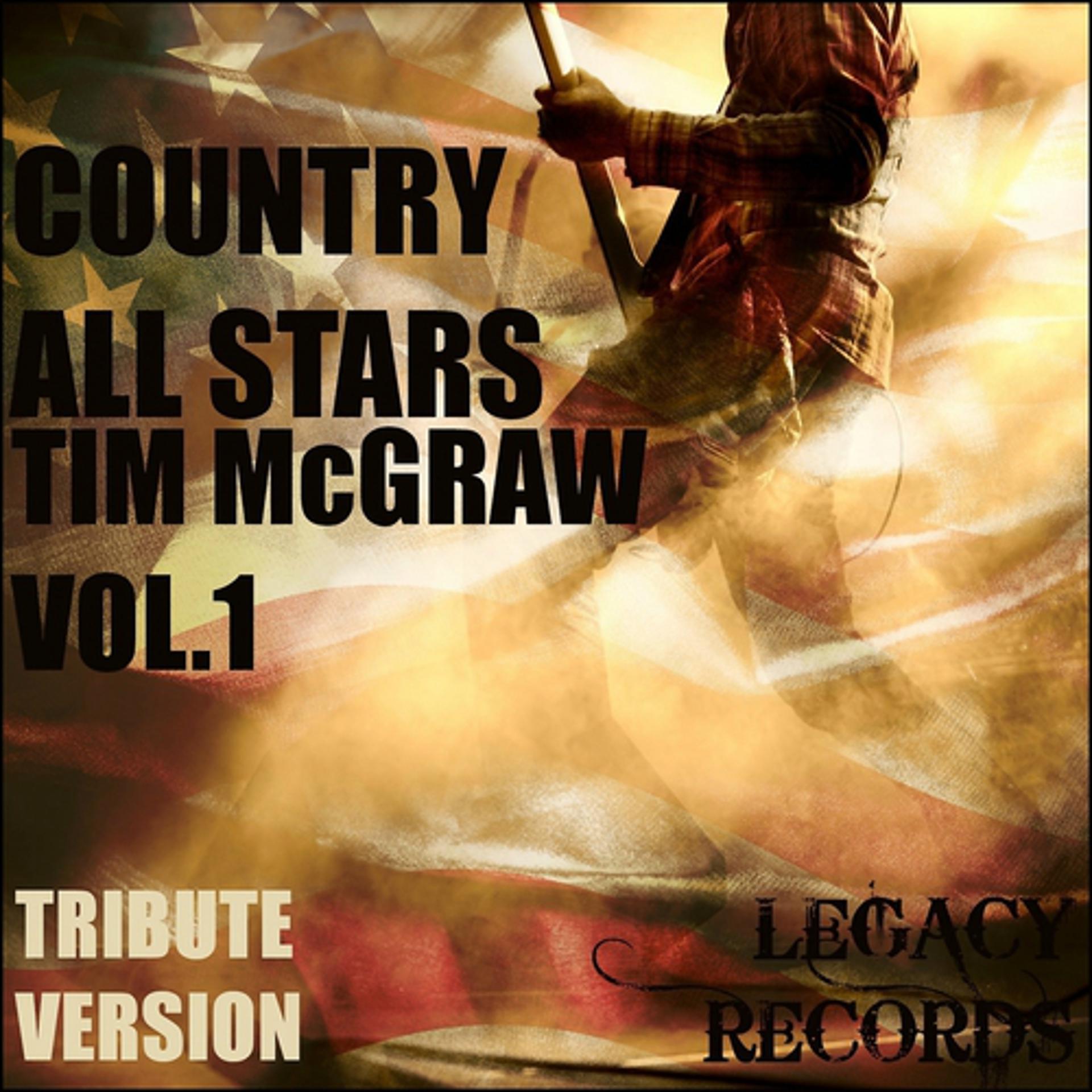 Постер альбома Country Allstars - Tim McGraw Tribute Hits, Vol. 1
