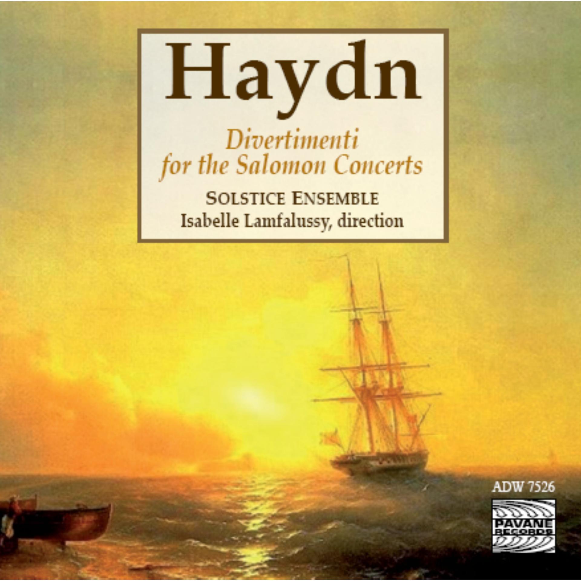 Постер альбома Haydn: Divertimenti for the Salomon Concerts
