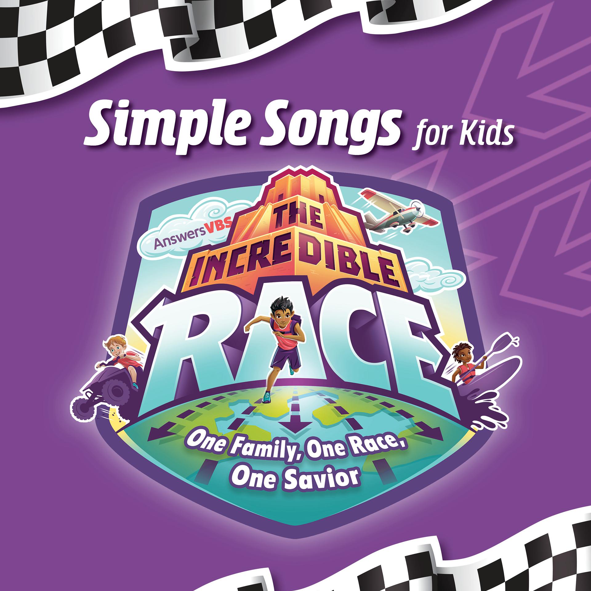Постер альбома Answers VBS: Incredible Race - Simple Songs For Kids