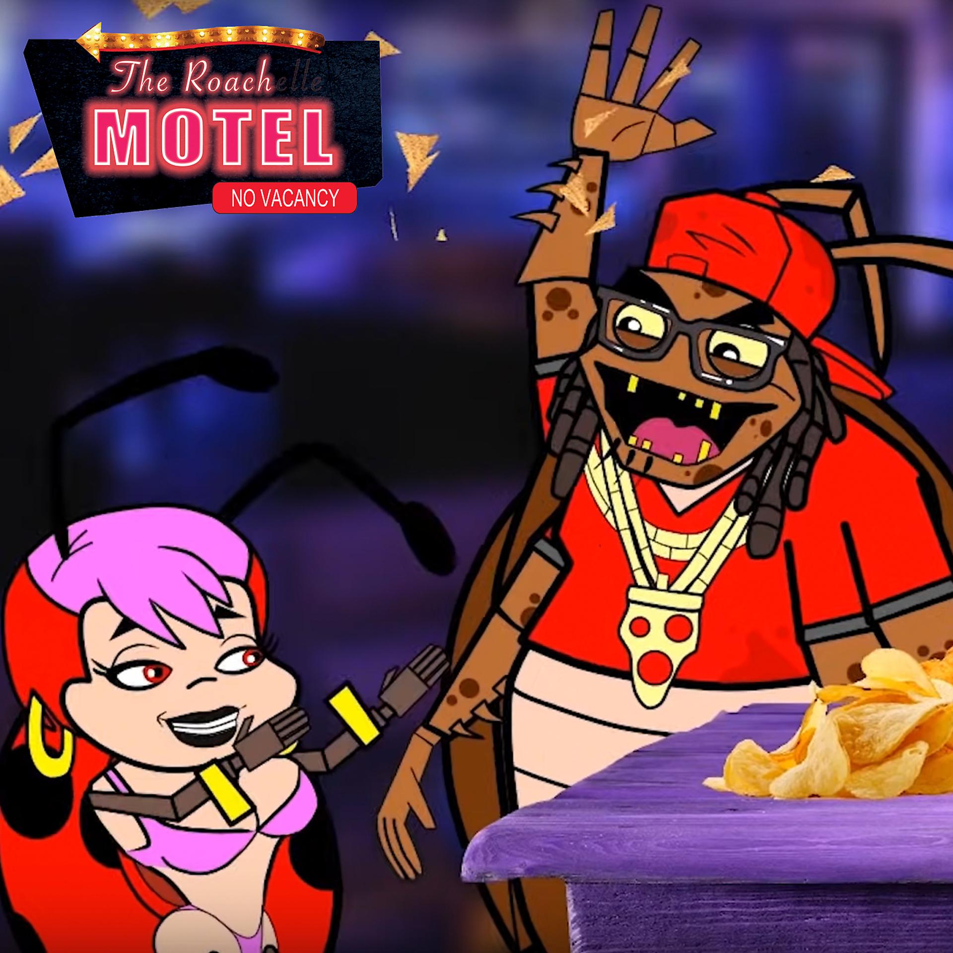 Постер альбома The Roach Motel Cartoon - The Strip Club Episode (feat. MARLÉ BLU, Clayton English & The 85 South Show)