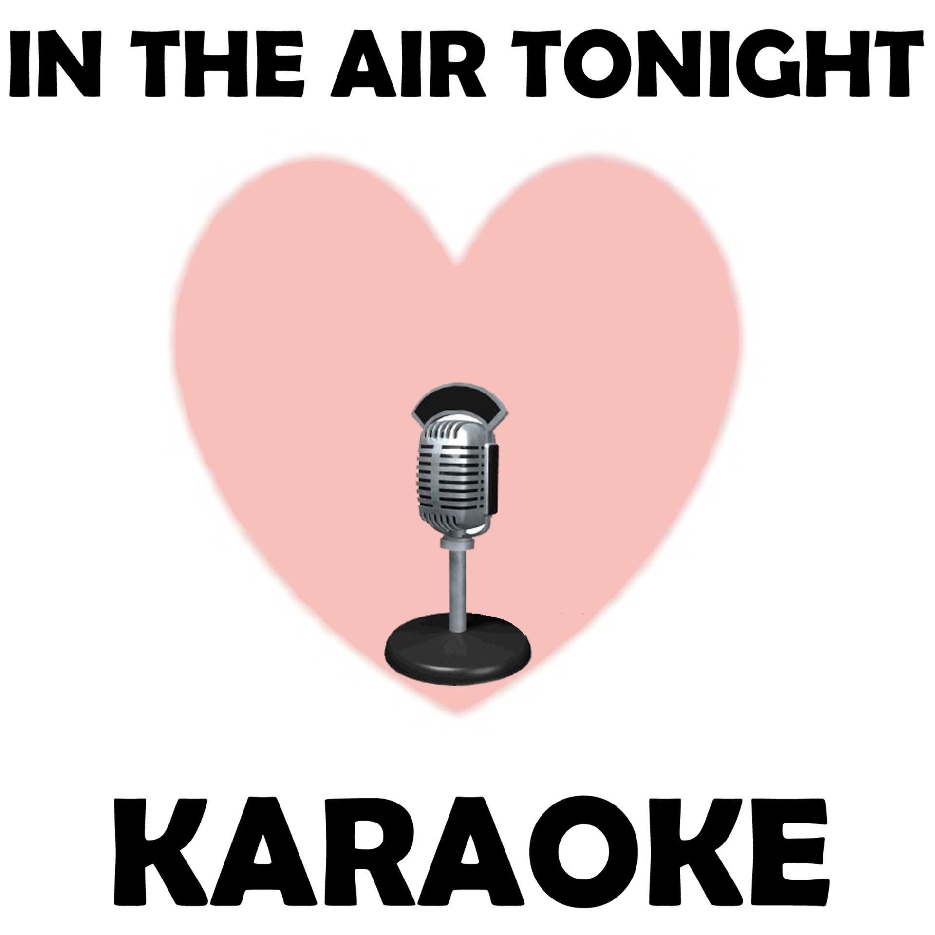 Постер альбома In the air tonight (Karaoke)