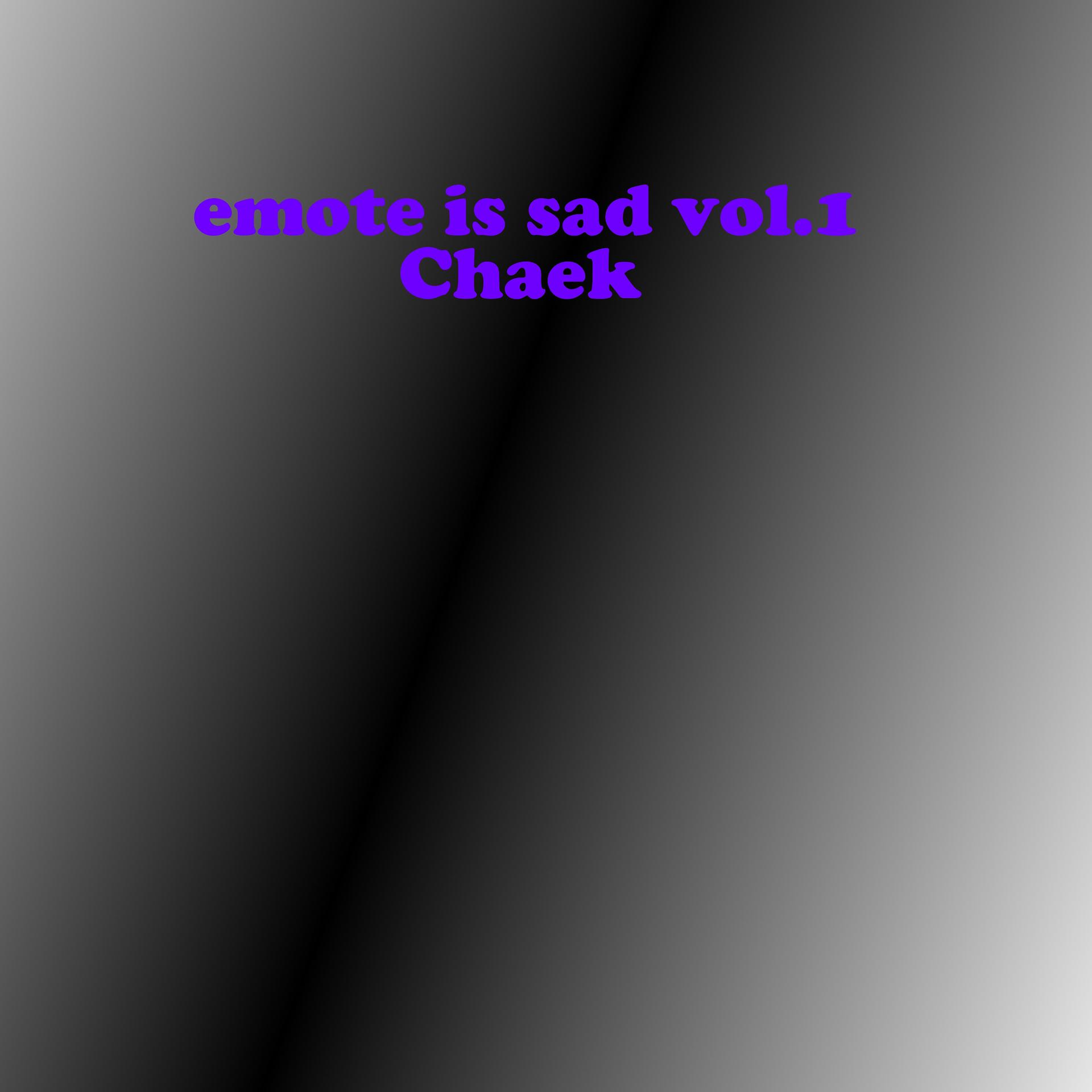 Постер альбома Emote Is Sad, Vol.1