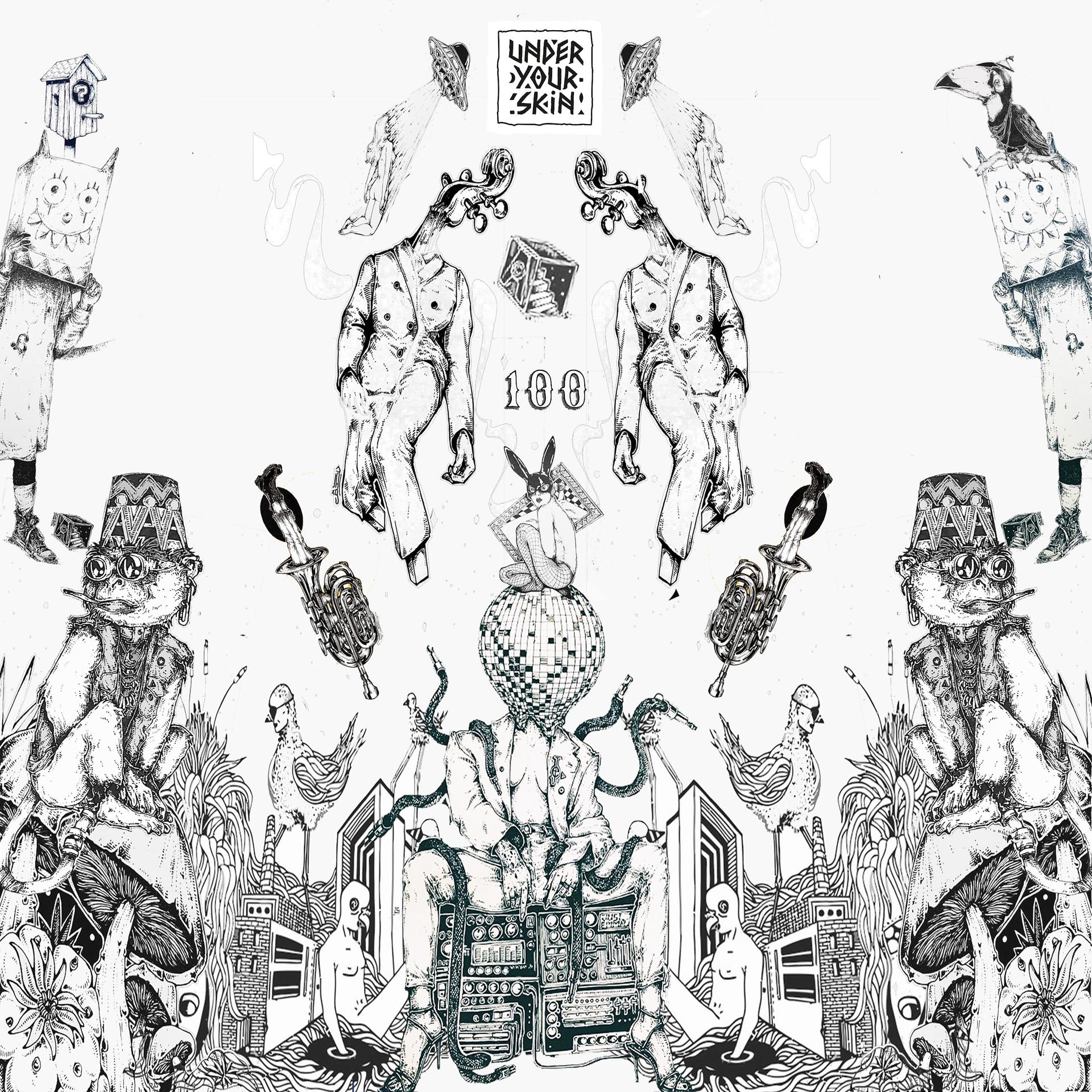 Постер альбома Underyourskin 100 (Dj-Mix by Just Emma)