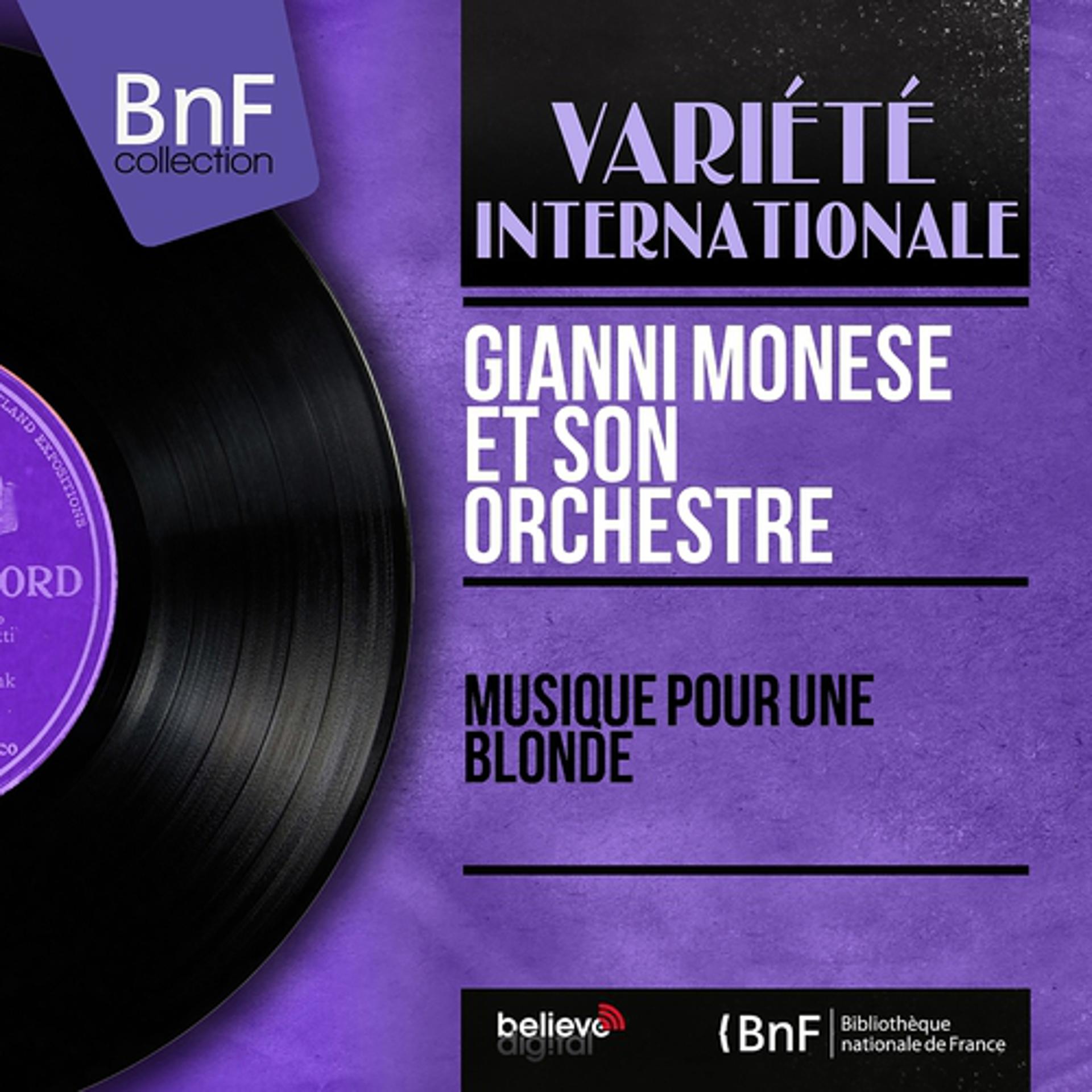 Постер альбома Musique pour une blonde (Mono version)