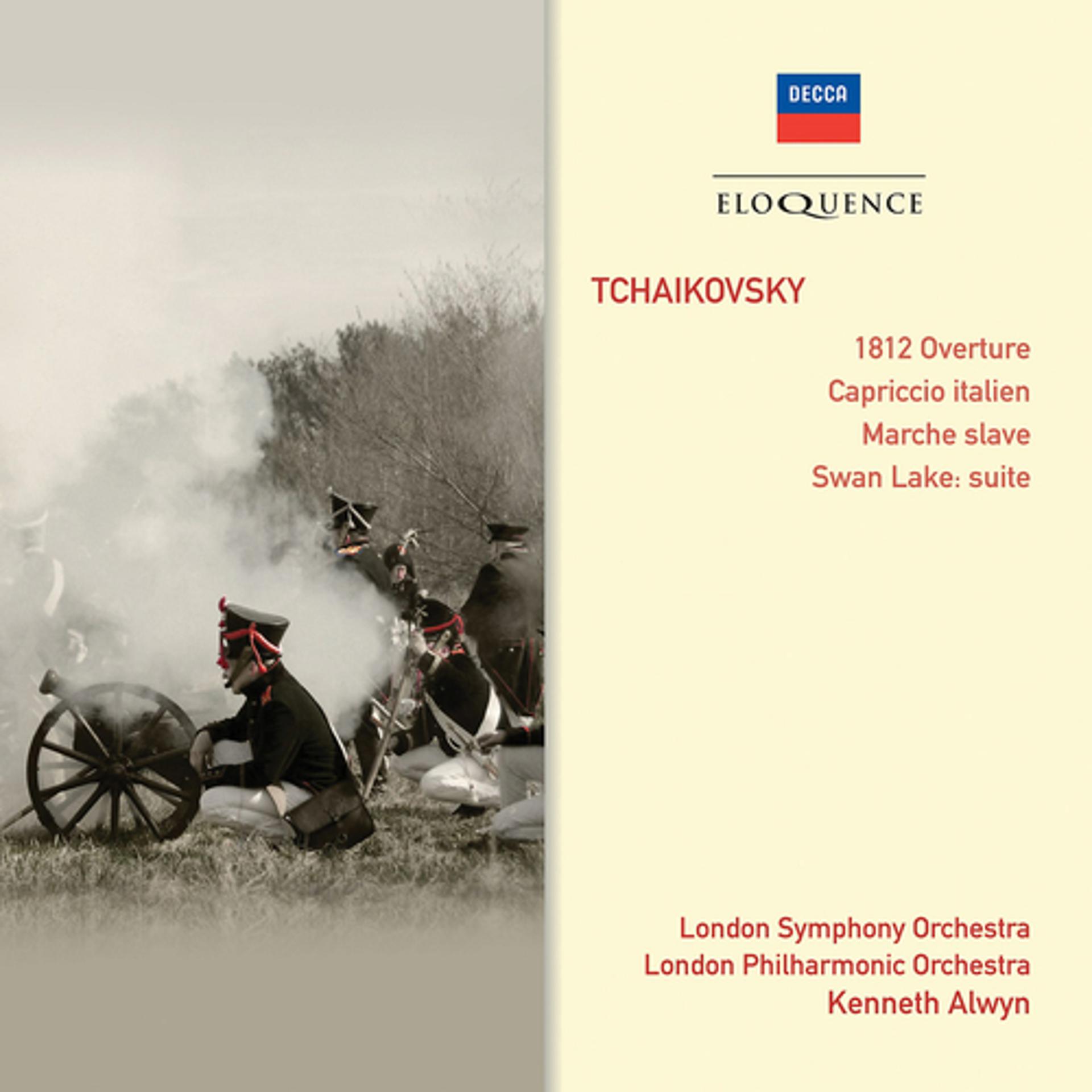 Постер альбома Tchaikovsky: 1812 Overture ∙ Capriccio Italien ∙ Marche Slave ∙ Swan Lake