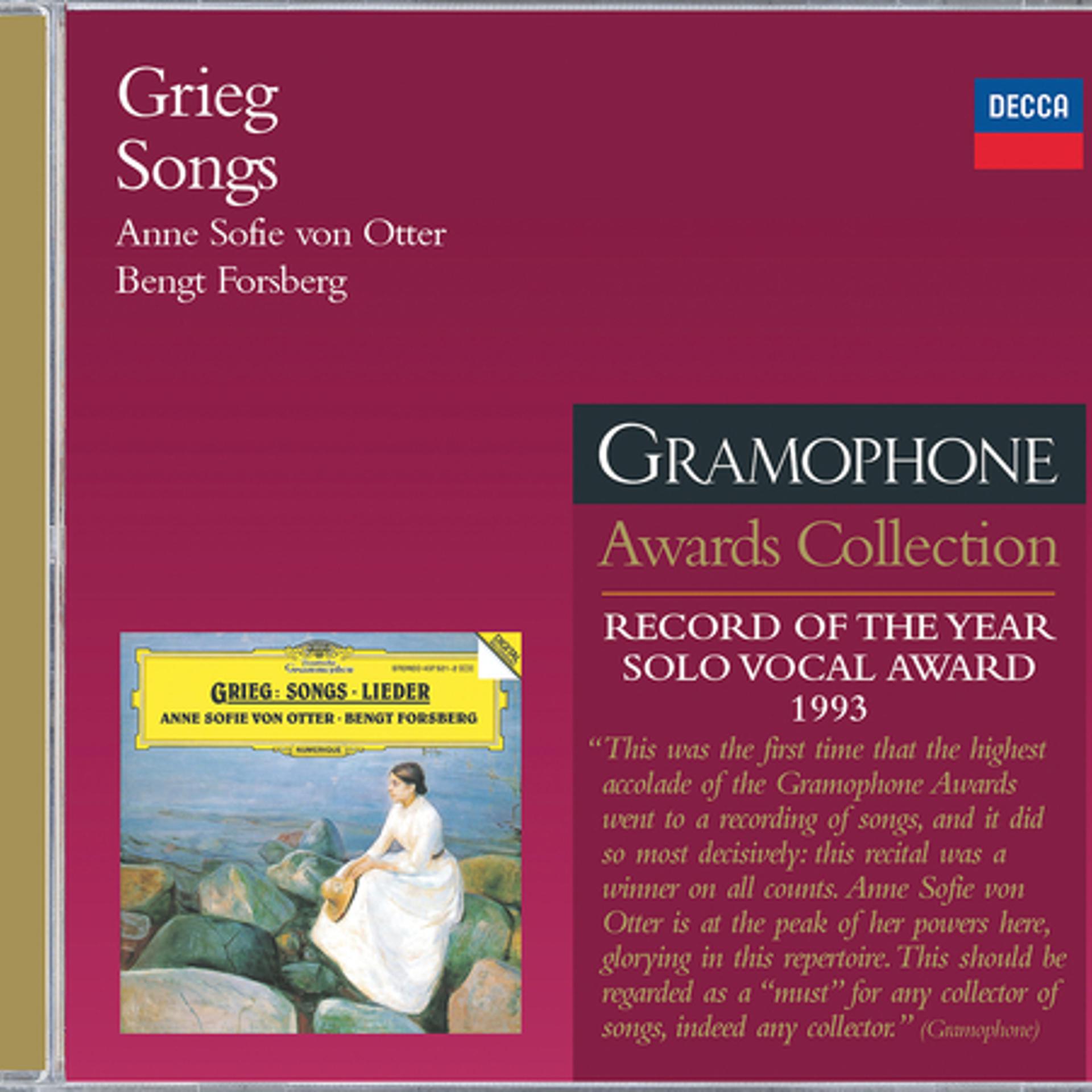 Постер альбома Grieg: Songs