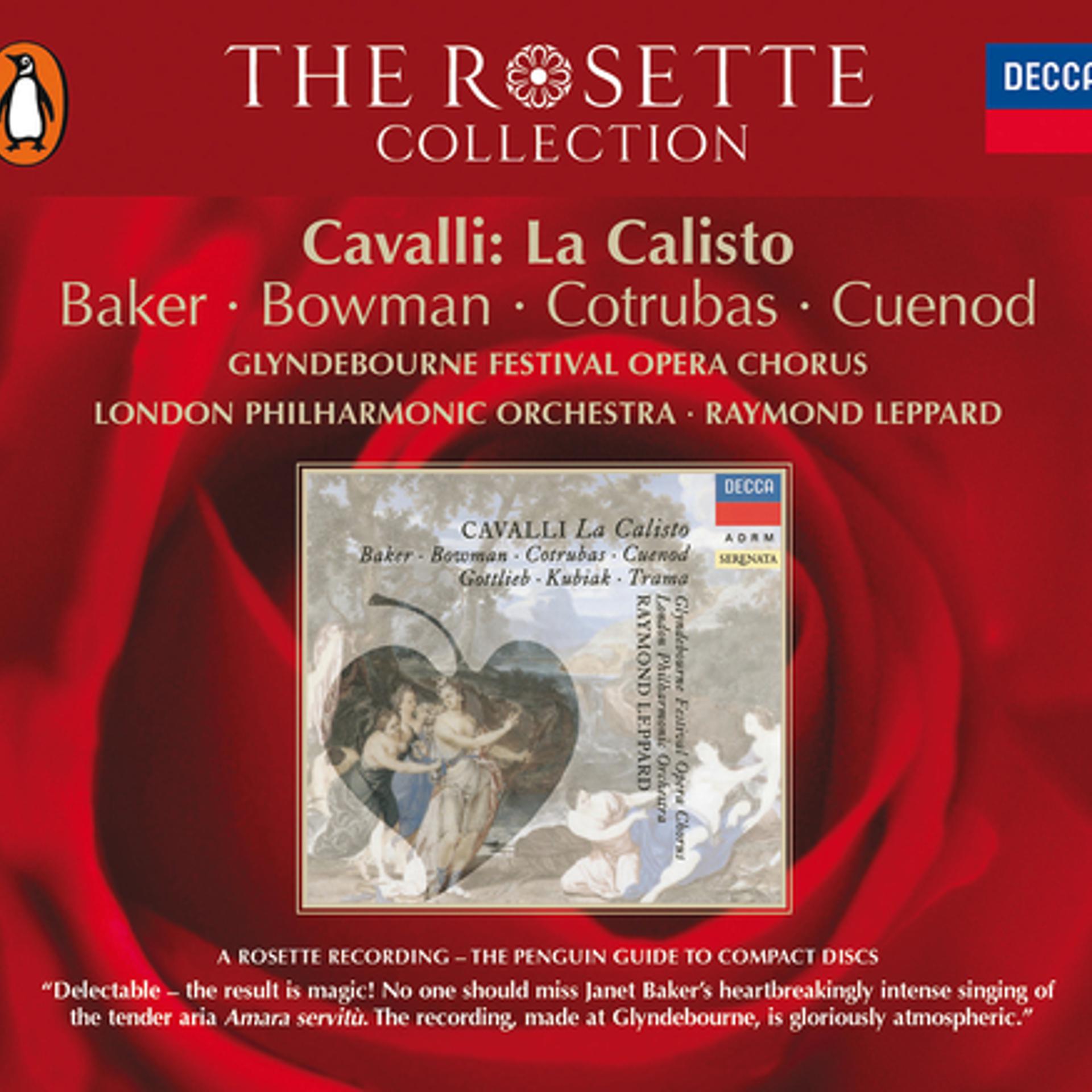 Постер альбома Cavalli: La Calisto - realised by Raymond Leppard