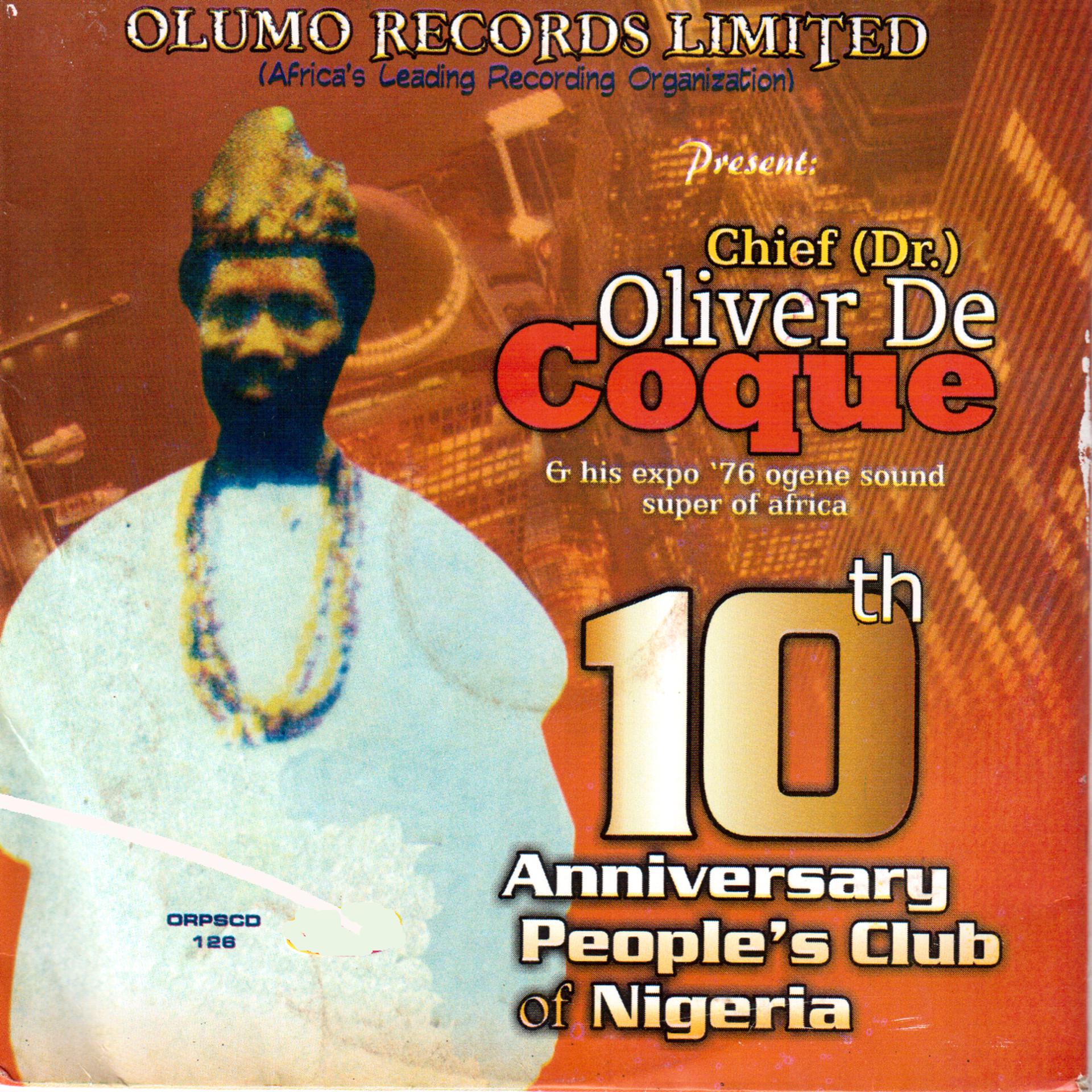 Постер альбома 10th Anniversary People's Club of Nigeria